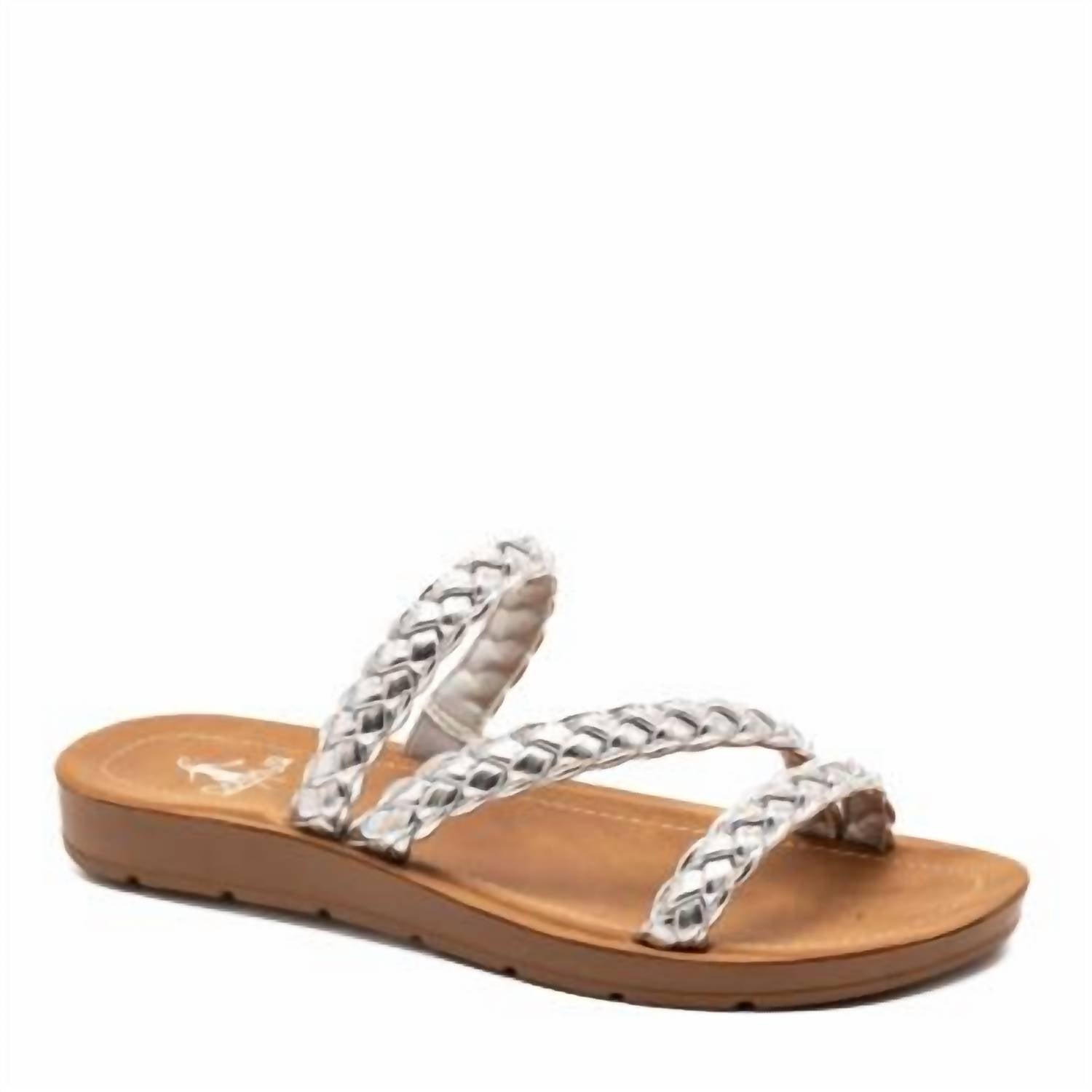 0149d1eb-d921-4f77-bc7e-cca3dc3a55f2-upscale_15k-1500x1500-70 Corkys Footwear - Women's Twist N Shout Sandal - Image 1