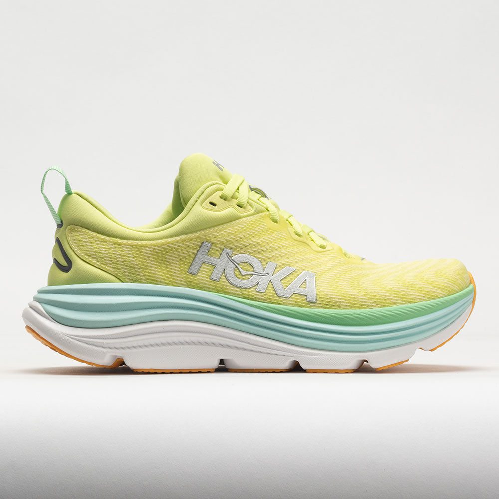 040058_3 HOKA Gaviota 5 Womens Citrus Glow/Sunlit Ocean - Image 1