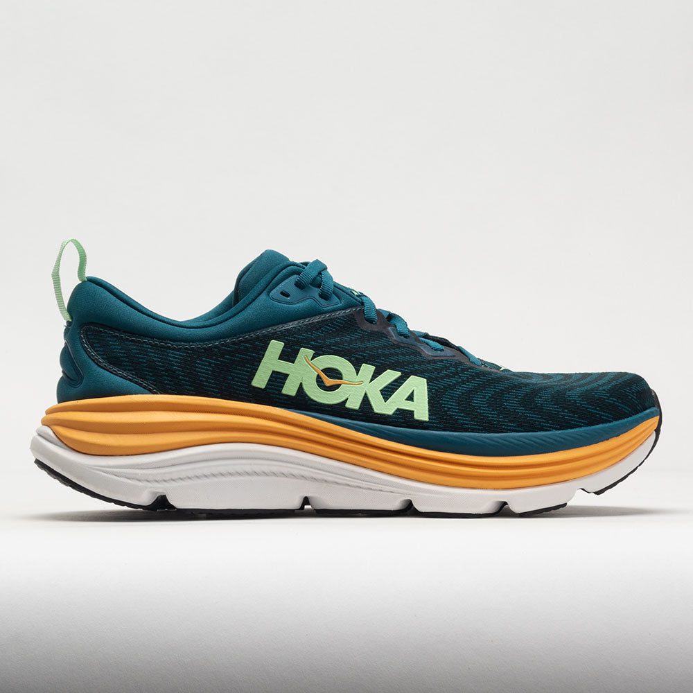 040060_3 HOKA Gaviota 5 Mens Deep Lagoon/Sherbet - Image 1