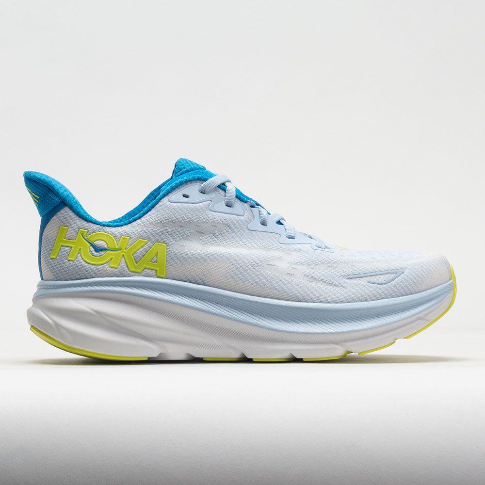 040080_3 HOKA Clifton 9 Mens Ice Water/Evening Primrose - Image 1