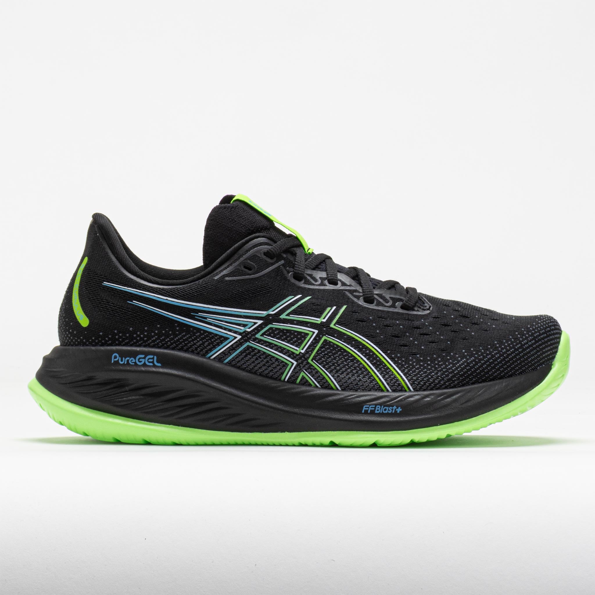 040813_3 ASICS GEL-Cumulus 26 Mens Black/Electric Lime - Image 1