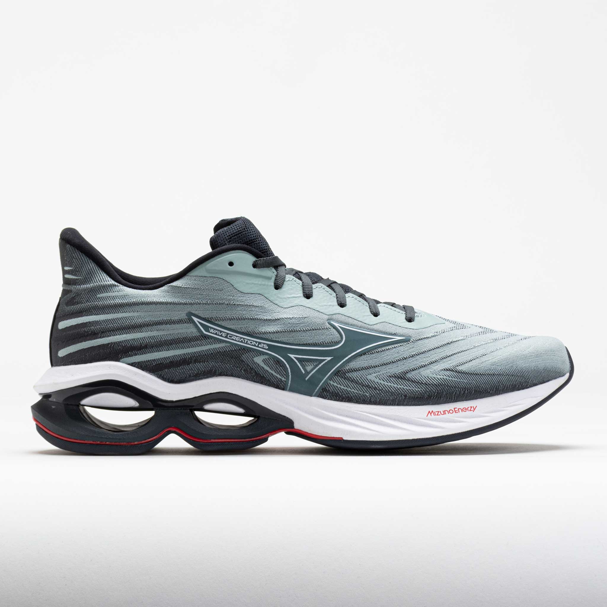040885_3 Mizuno Wave Creation 25 Mens Grey Mist/White - Image 1