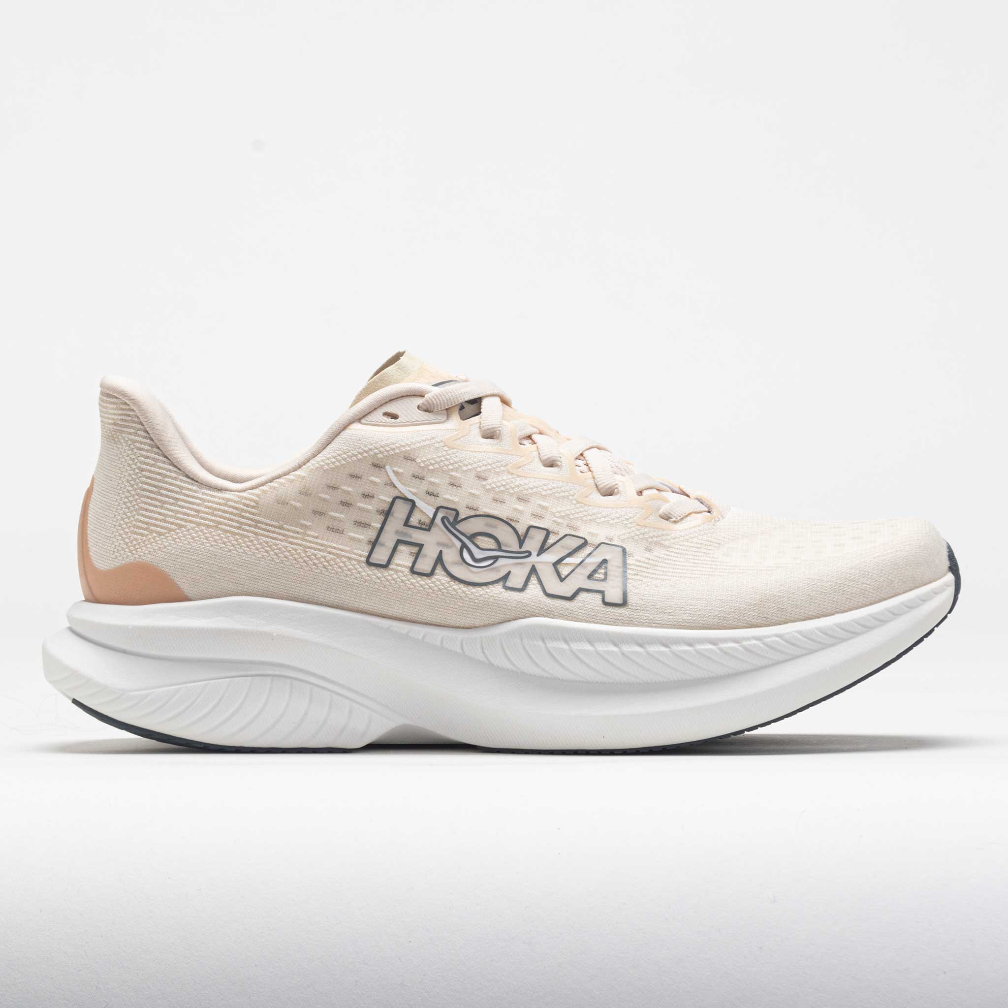 040956_3 HOKA Mach 6 Womens Eggnog/Vanilla - Image 1