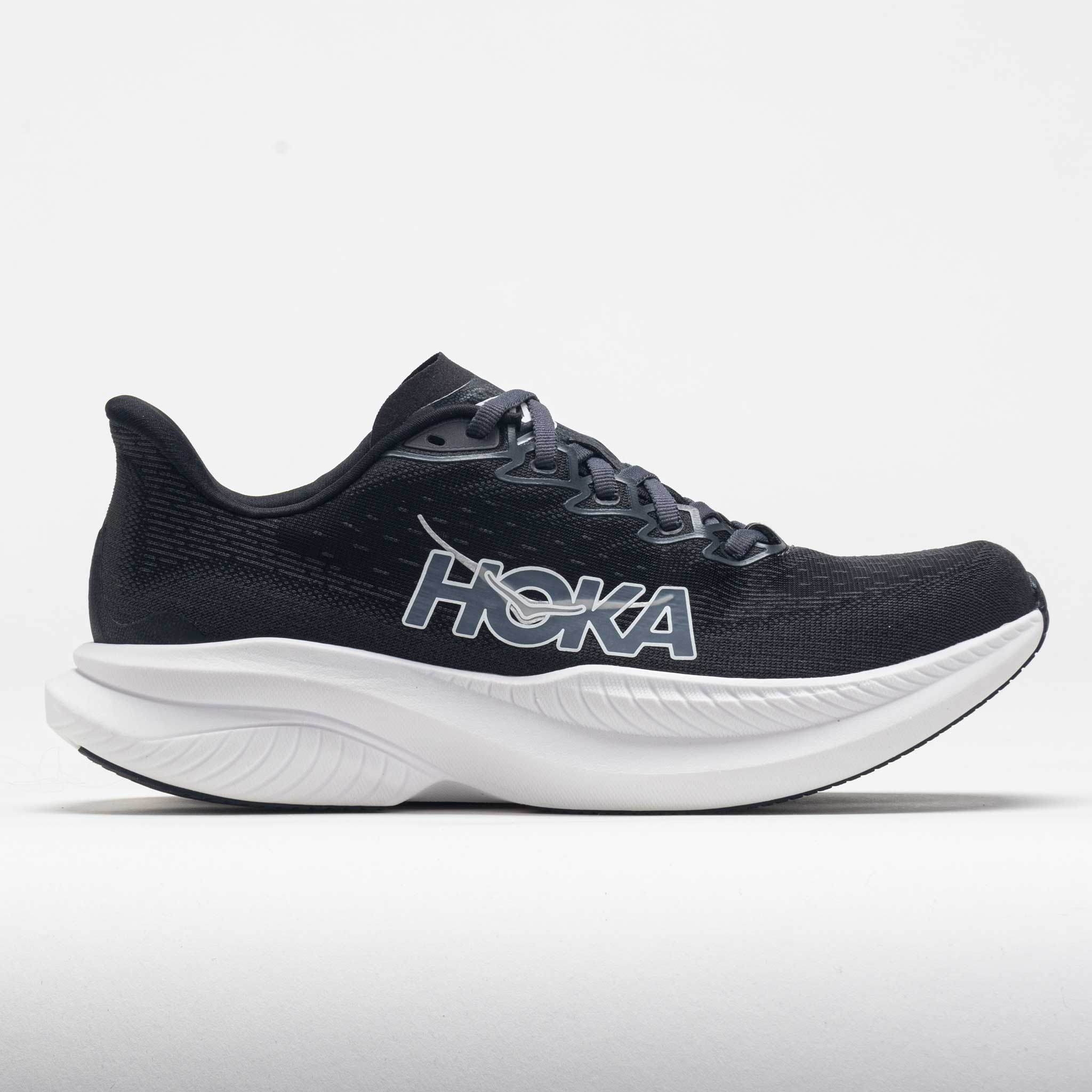 040967_3 HOKA Mach 6 Mens Black/White - Image 1