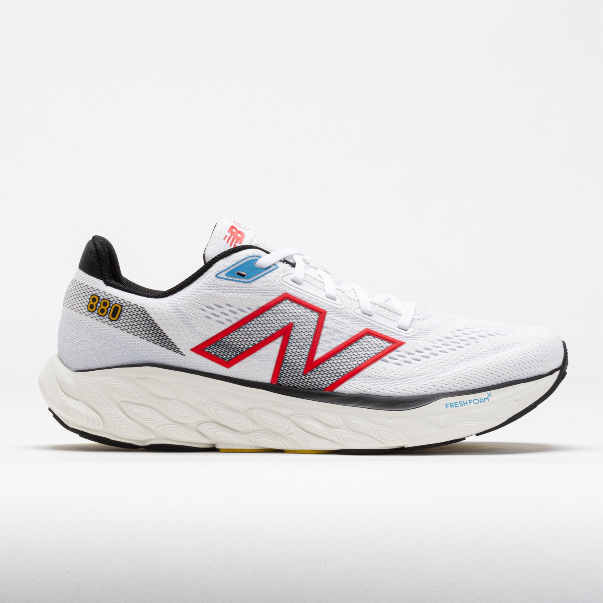 041005_3 New Balance Fresh Foam X 880v14 Mens White/Neo Flame/Black - Image 1