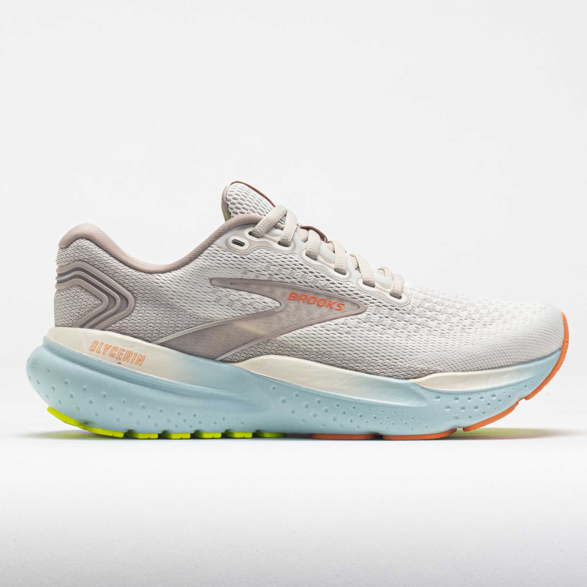 041109_3 Brooks Glycerin 21 Womens Coconut/Aqua/Autumnsunset - Image 1