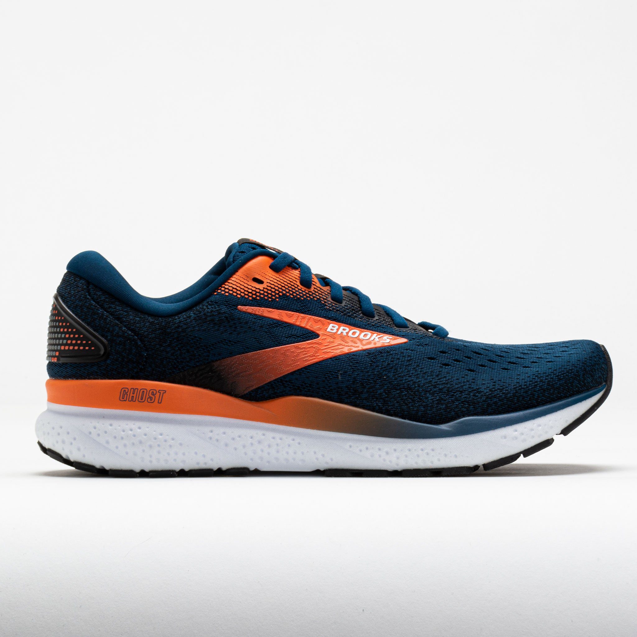 041202_3 Brooks Ghost 16 Mens Blue Opal/Black/Nasturtium - Image 1
