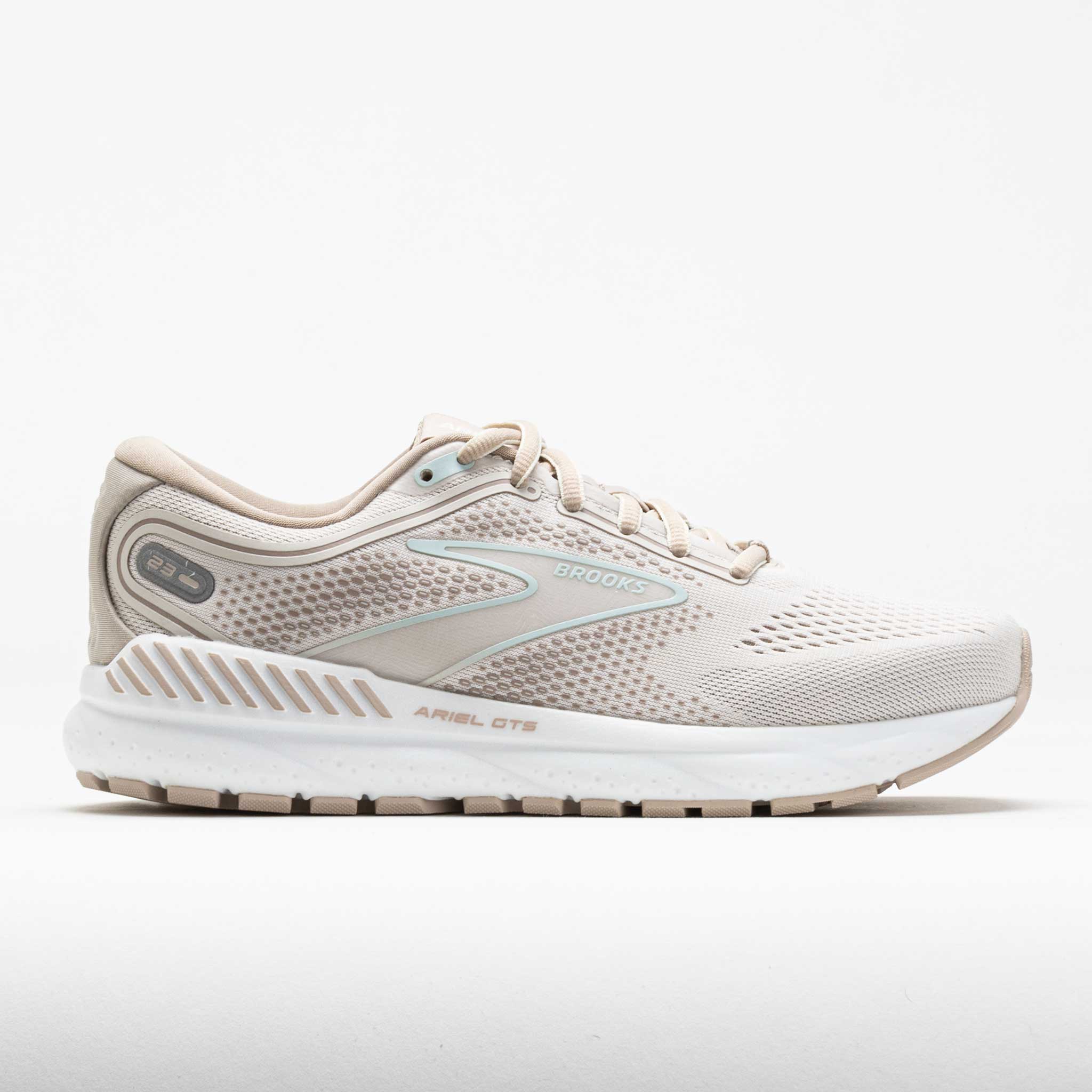 041274_3 Brooks Ariel GTS 23 Womens Chateau Grey/White Sand - Image 1