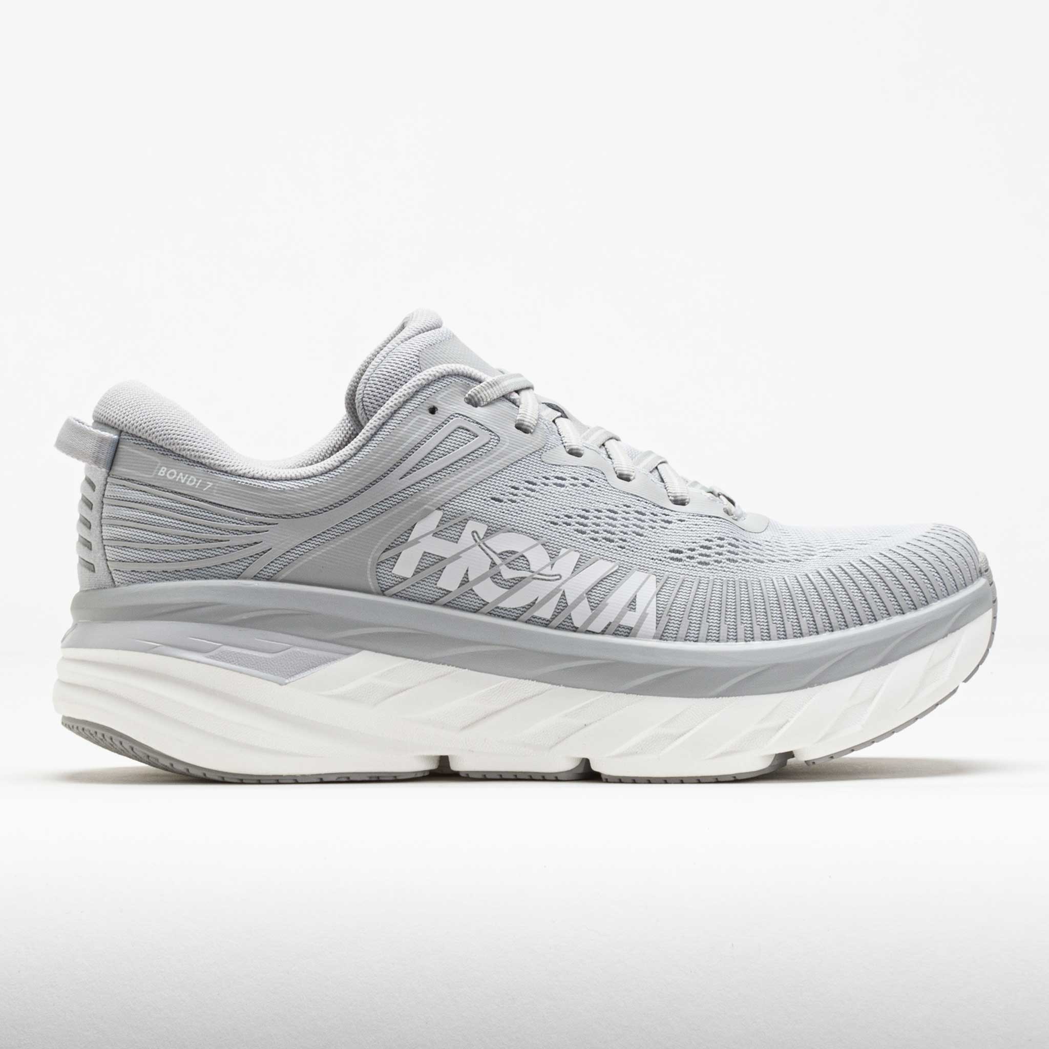 041333_3 HOKA Bondi 7 Womens Harbor Mist/White - Image 1