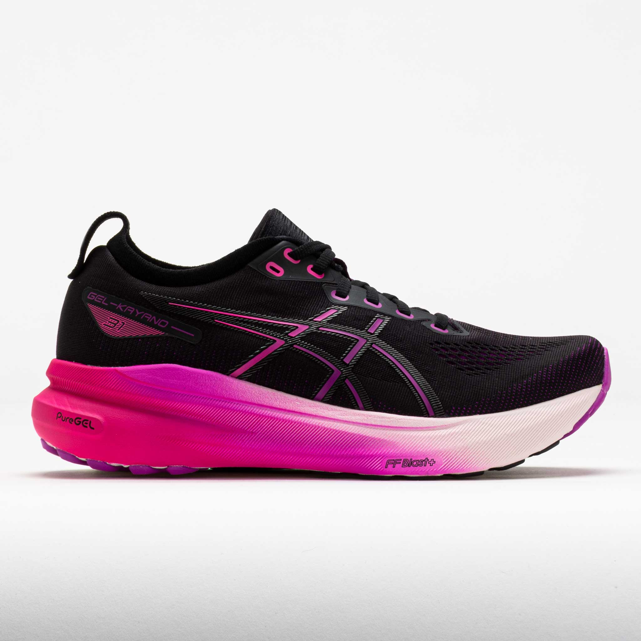 041458_3 ASICS GEL-Kayano 31 Womens Black/Bold Magenta - Image 1