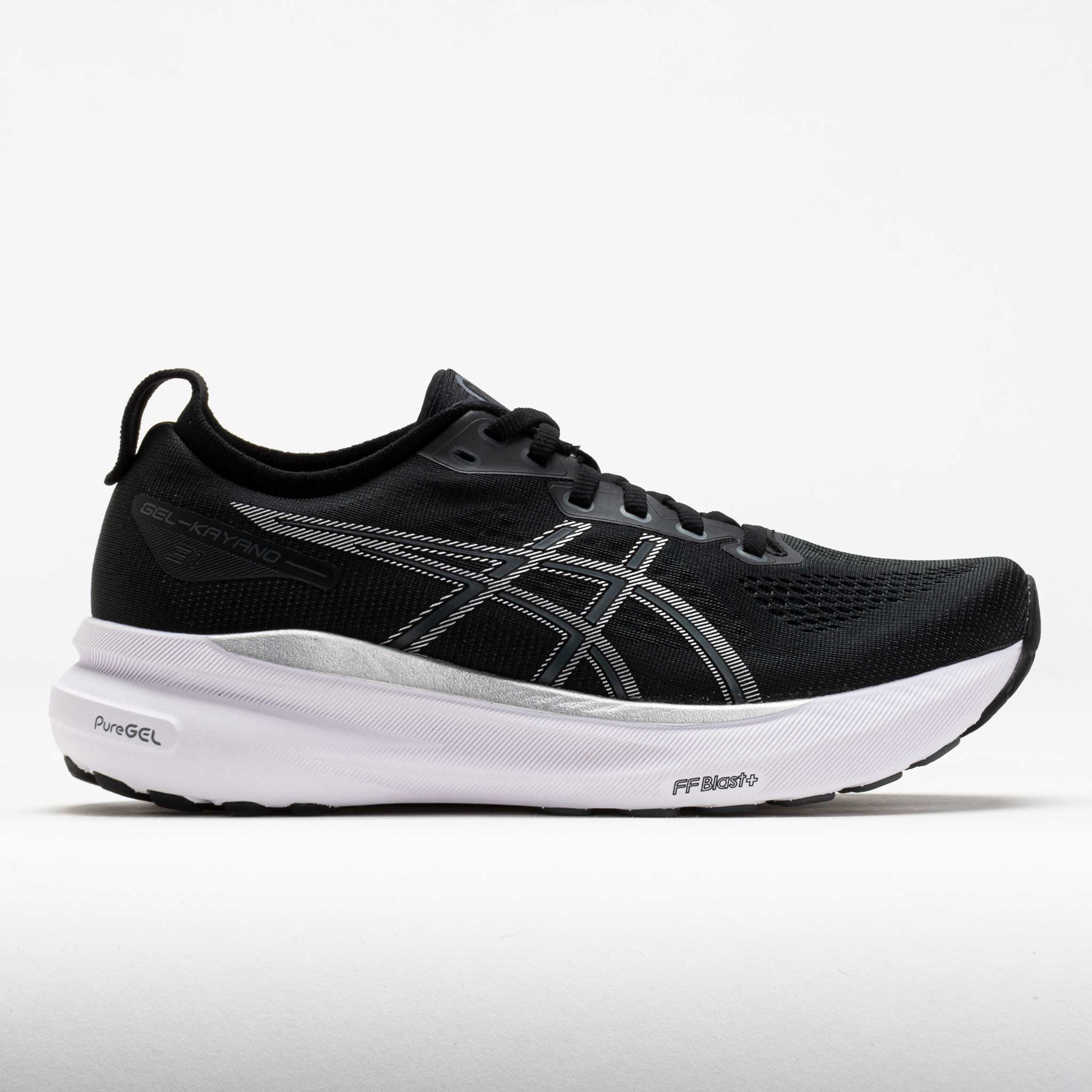 041461_3 ASICS GEL-Kayano 31 Womens Black/Pure Silver - Image 1