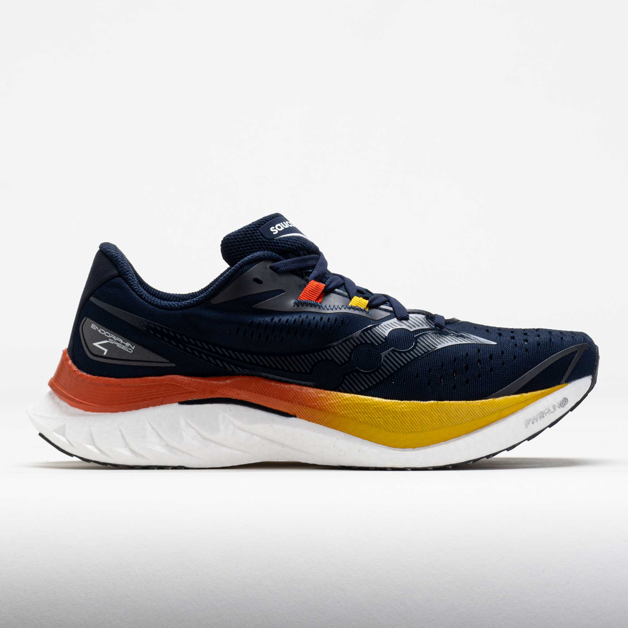 041571_3 Saucony Endorphinspeed 4 Mens Navy/Spice - Image 1