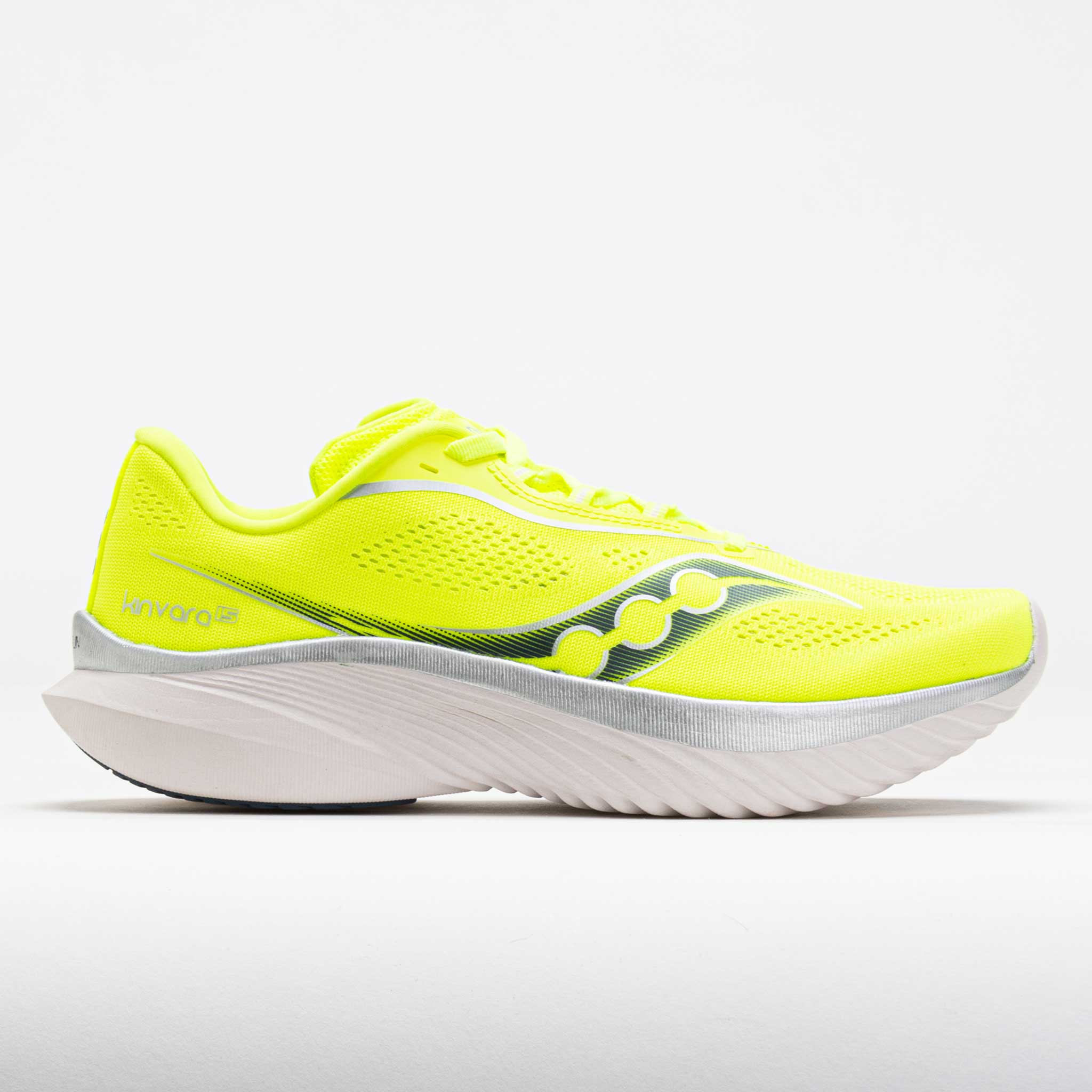 041589_3 Saucony Kinvara 15 Womens Citron/Silver - Image 1