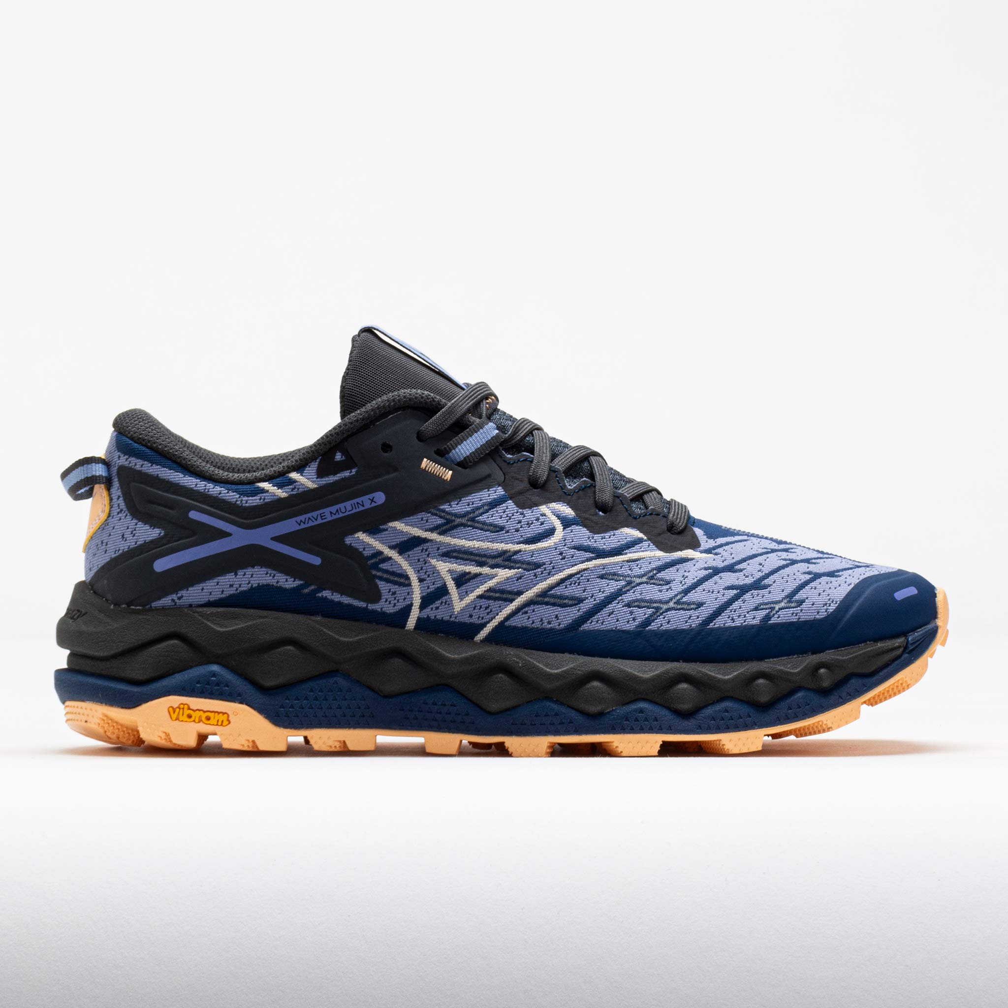 041668_3 Mizuno Wave Mujin 10 Womens Purple Impression/Apricot Ice - Image 1