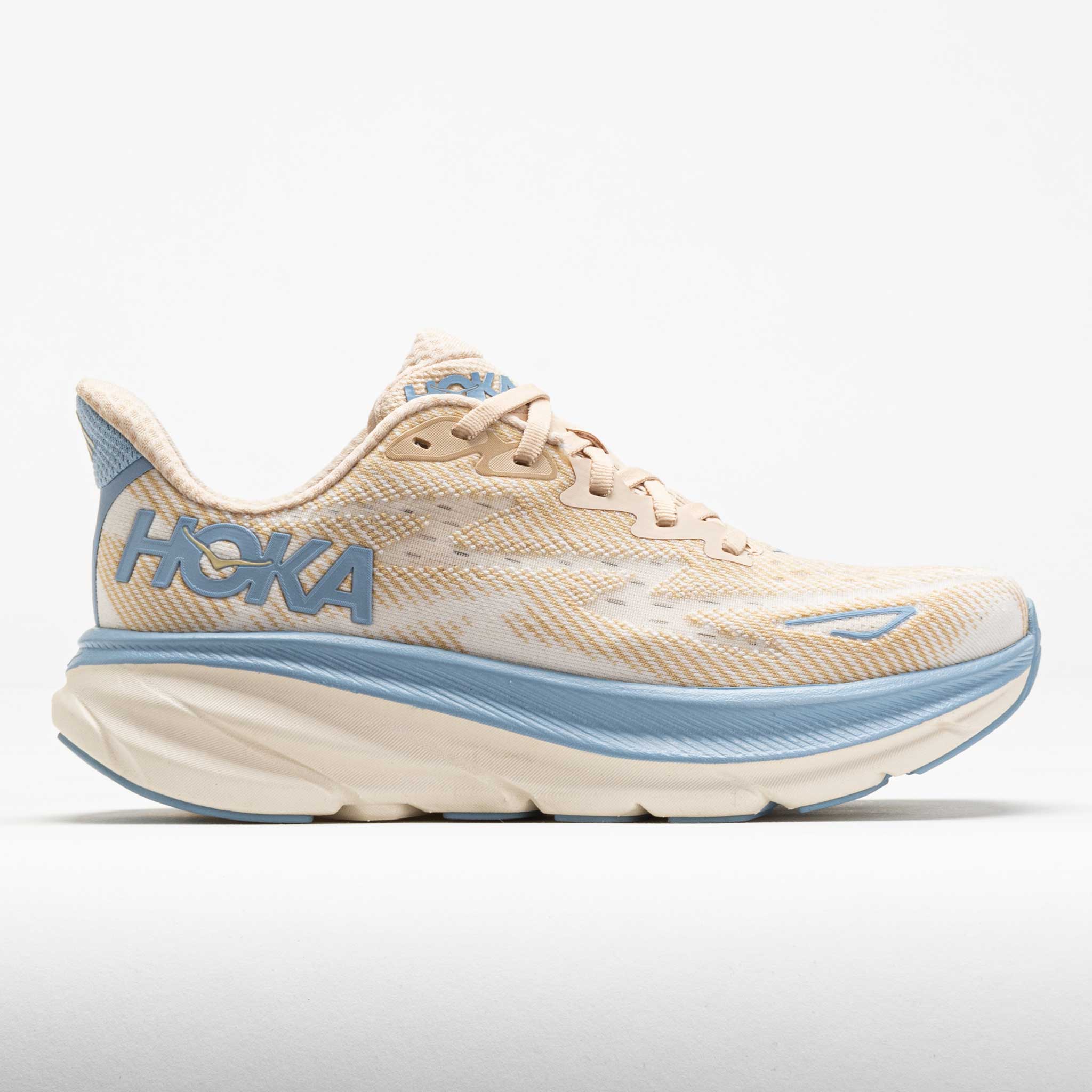041714_3 HOKA Clifton 9 Mens Oak/Alabaster - Image 1