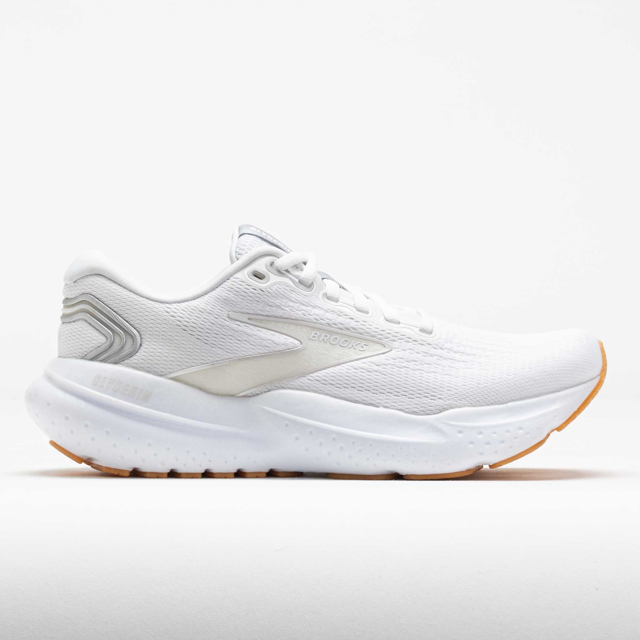041769_3 Brooks Glycerin 21 Womens White/Silver/Biscuit - Image 1