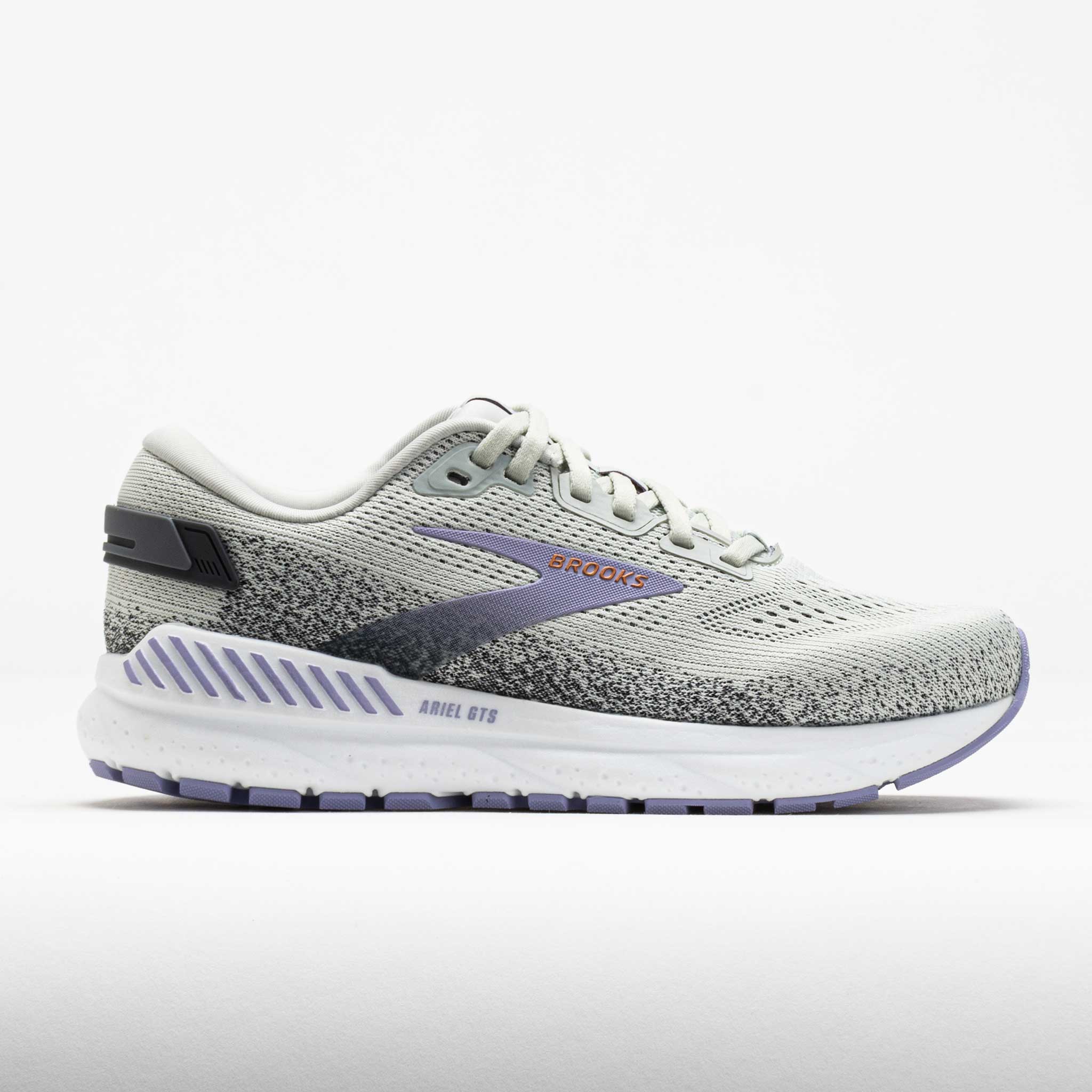 041865_3 Brooks Ariel GTS 24 Womens Mercury/Ebony/Sweet Lavender - Image 1