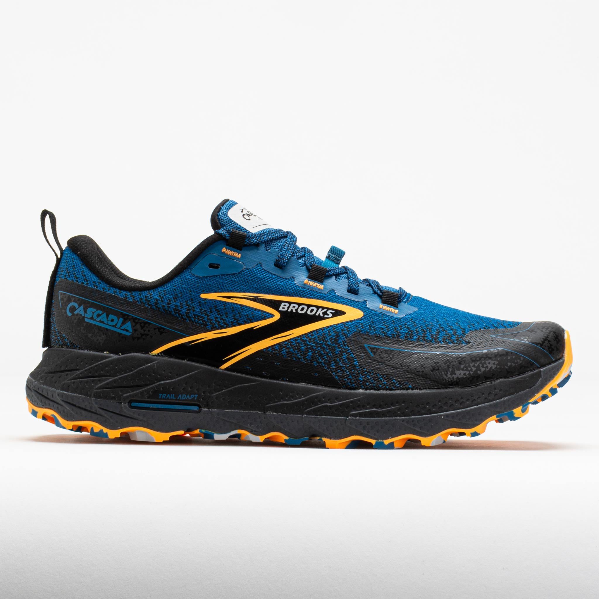 041870_3 Brooks Cascadia 18 Men Blue Sapphire/Black/Orange - Image 1