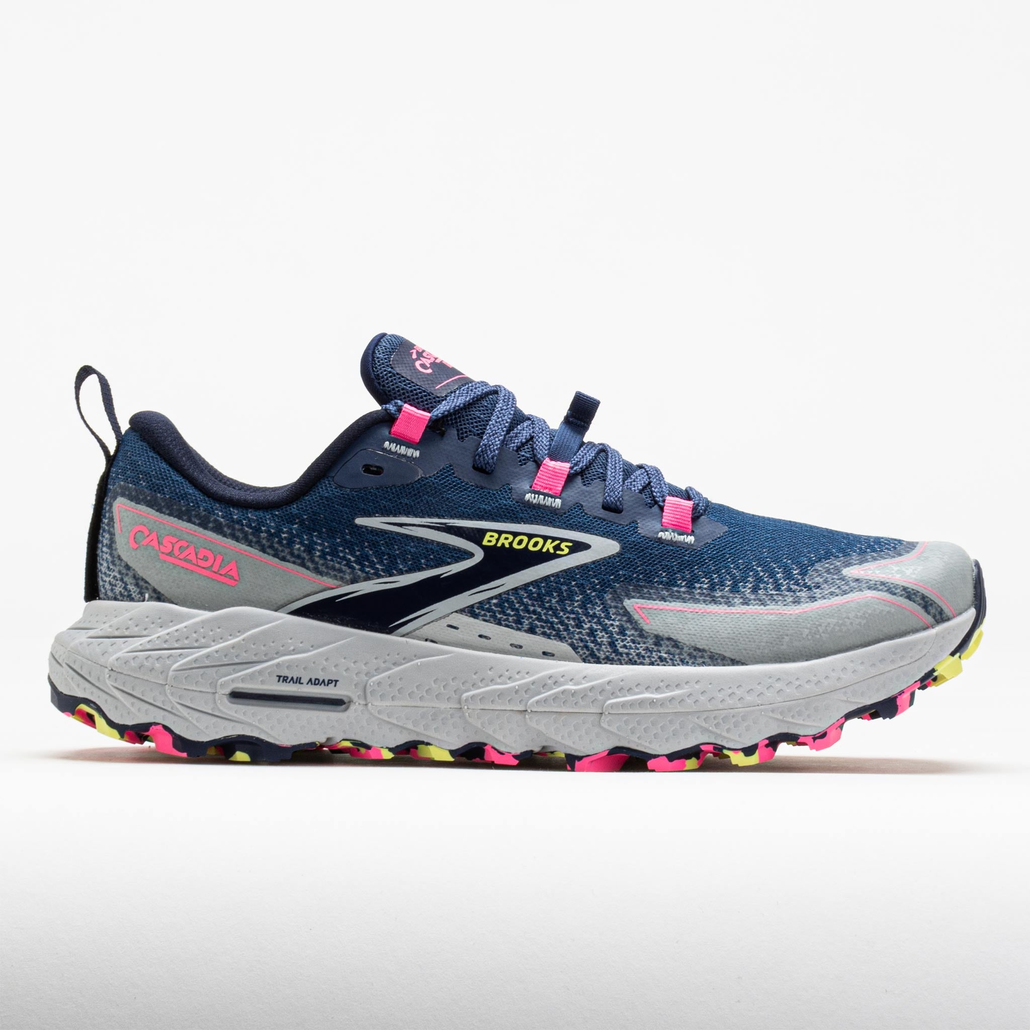 041872_3 Brooks Cascadia 18 Womens Oceana/Pearl Blue/Pink - Image 1