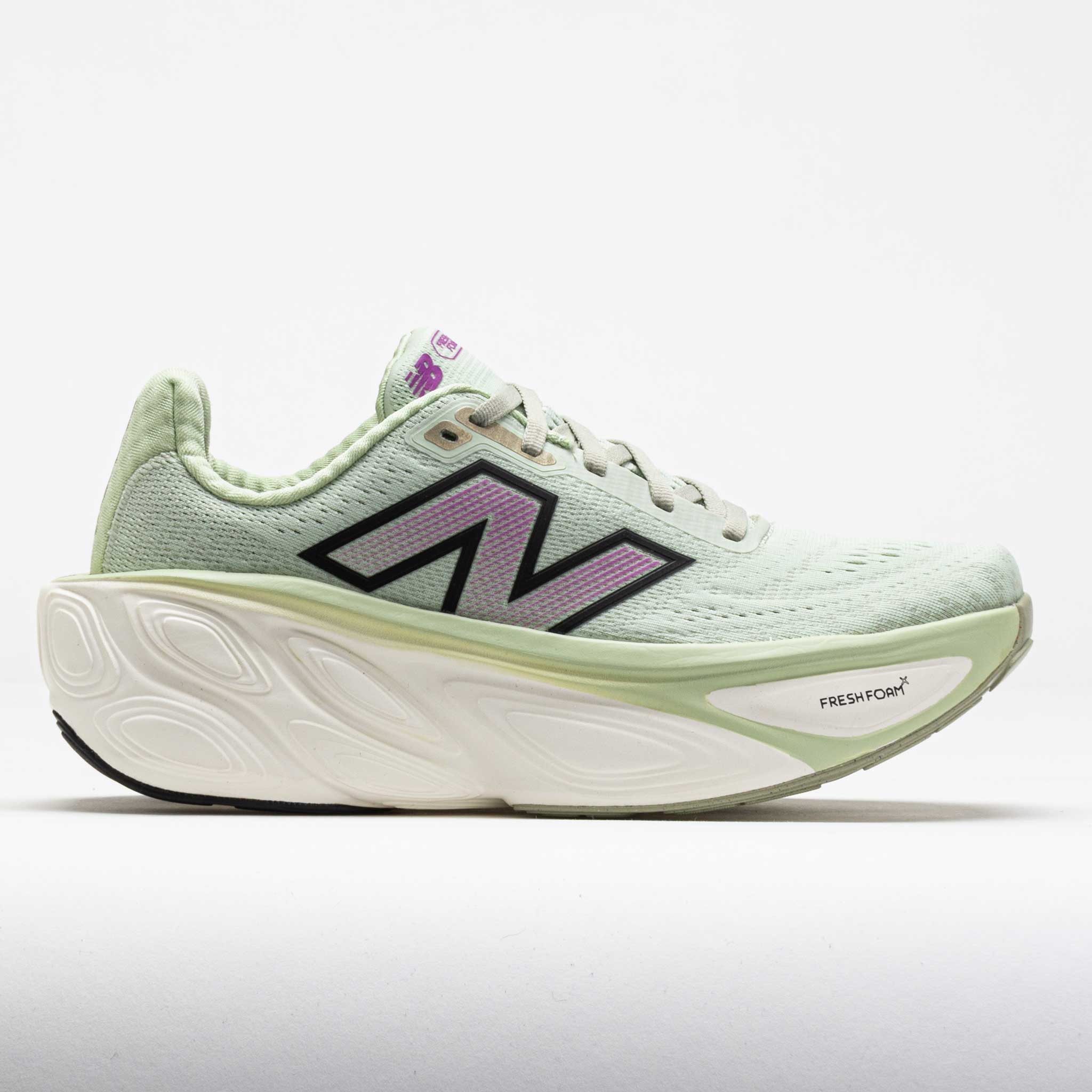 041890_3 New Balance Fresh Foam X More v5 Womens Natural Mint/Purple/Black - Image 1