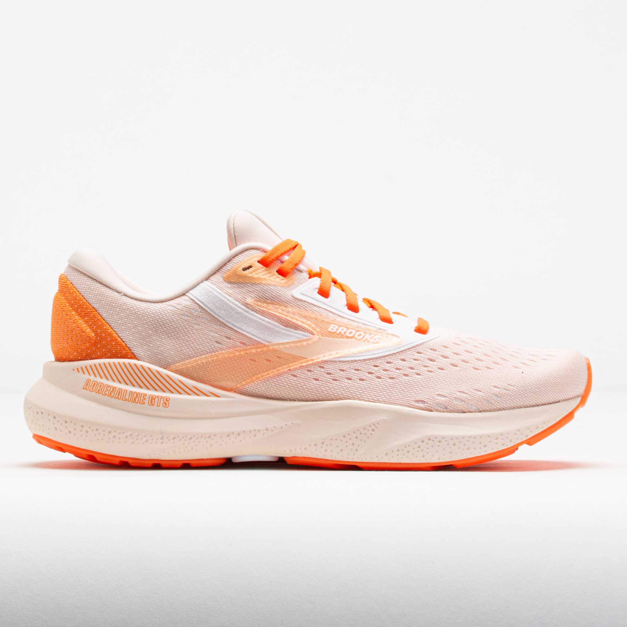 042126_3 Brooks Adrenaline GTS 24 Womens Pink/Nectarine/Orange - Image 1