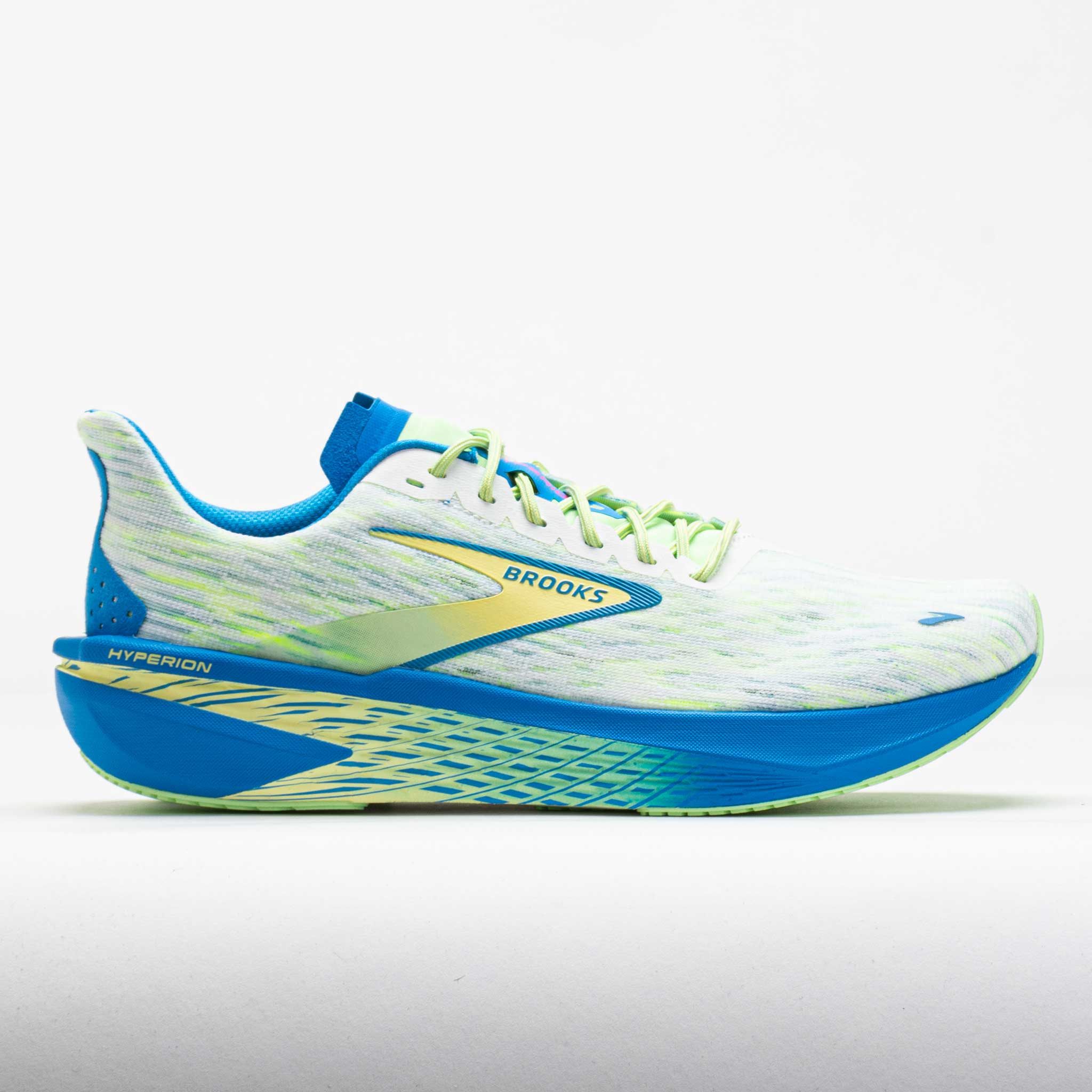 042137_3 Brooks Hyperion 2 Mens White/Elfin/Patina - Image 1
