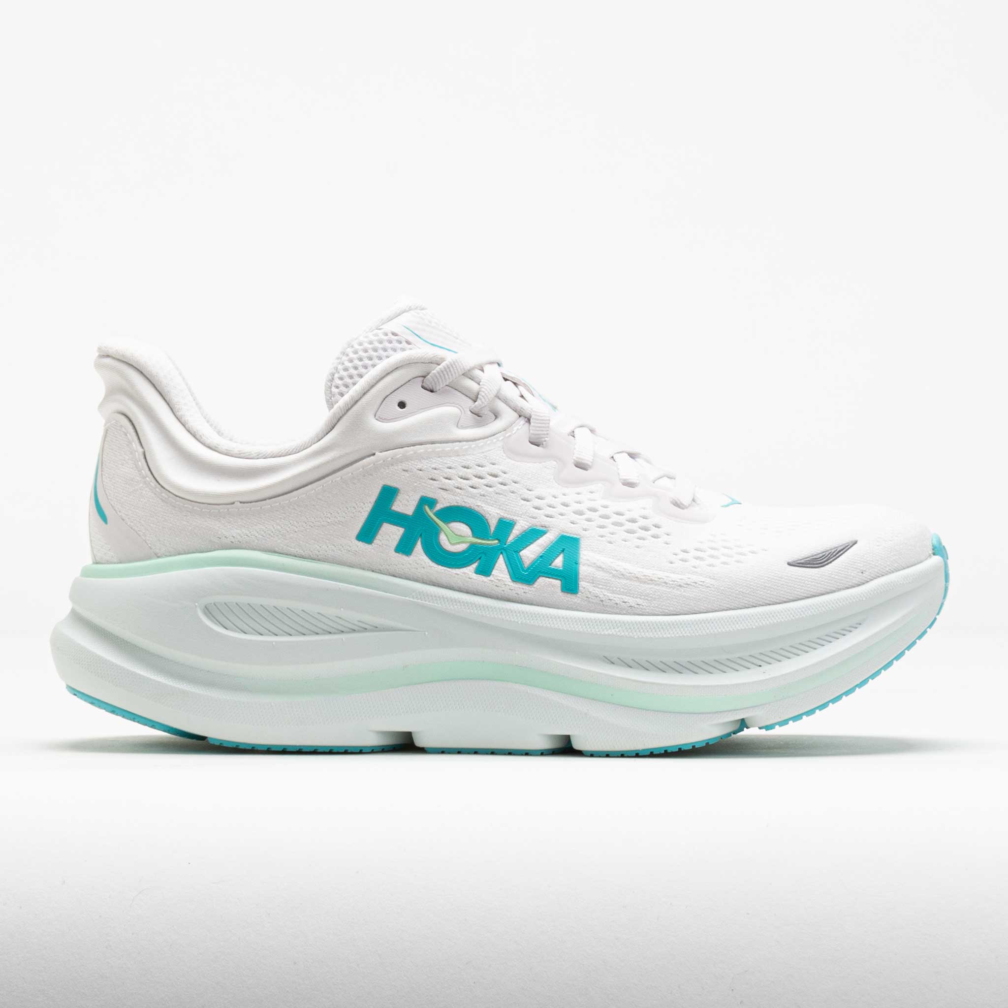 042197_3 HOKA Bondi 9 Womens Frost/Cielo Blue - Image 1