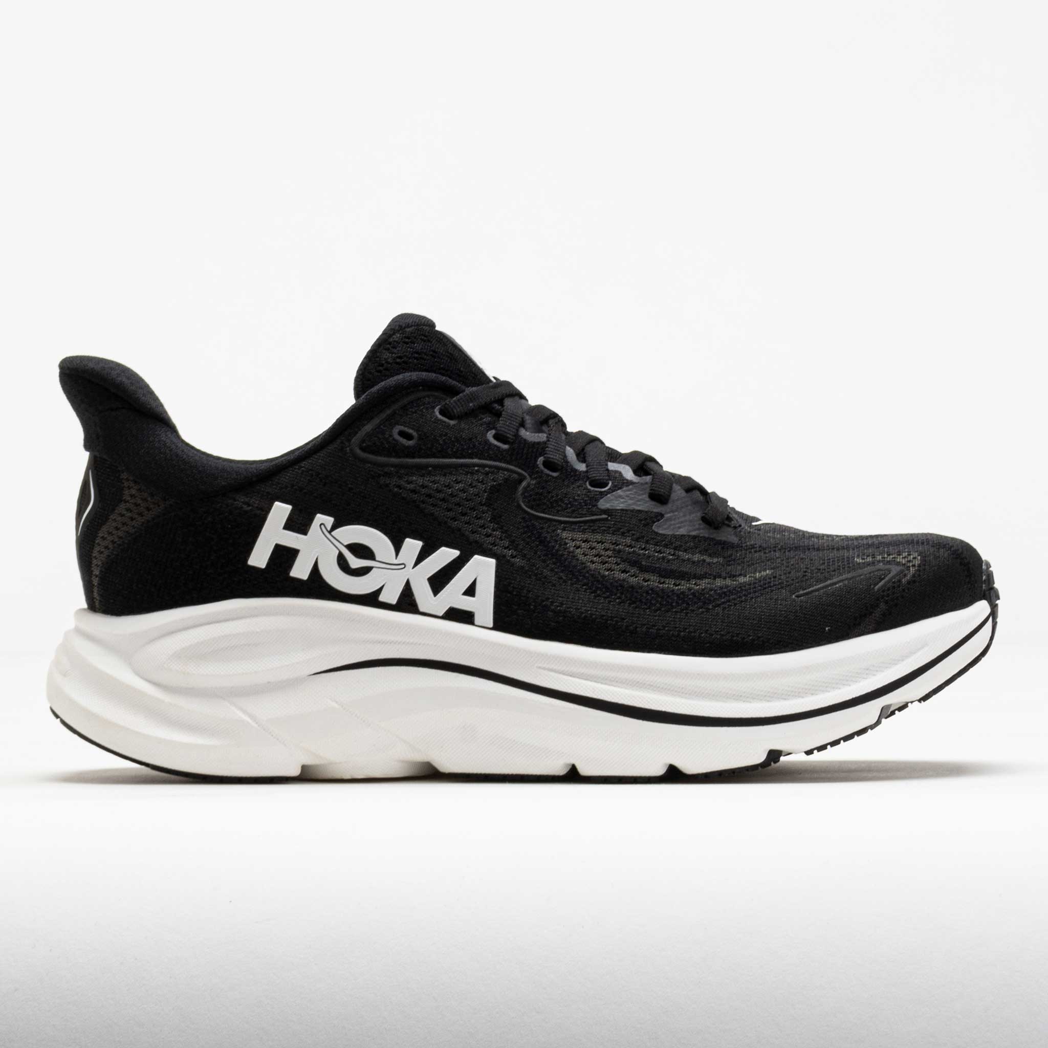 042227_3 HOKA Clifton 10 Mens Black/White - Image 1