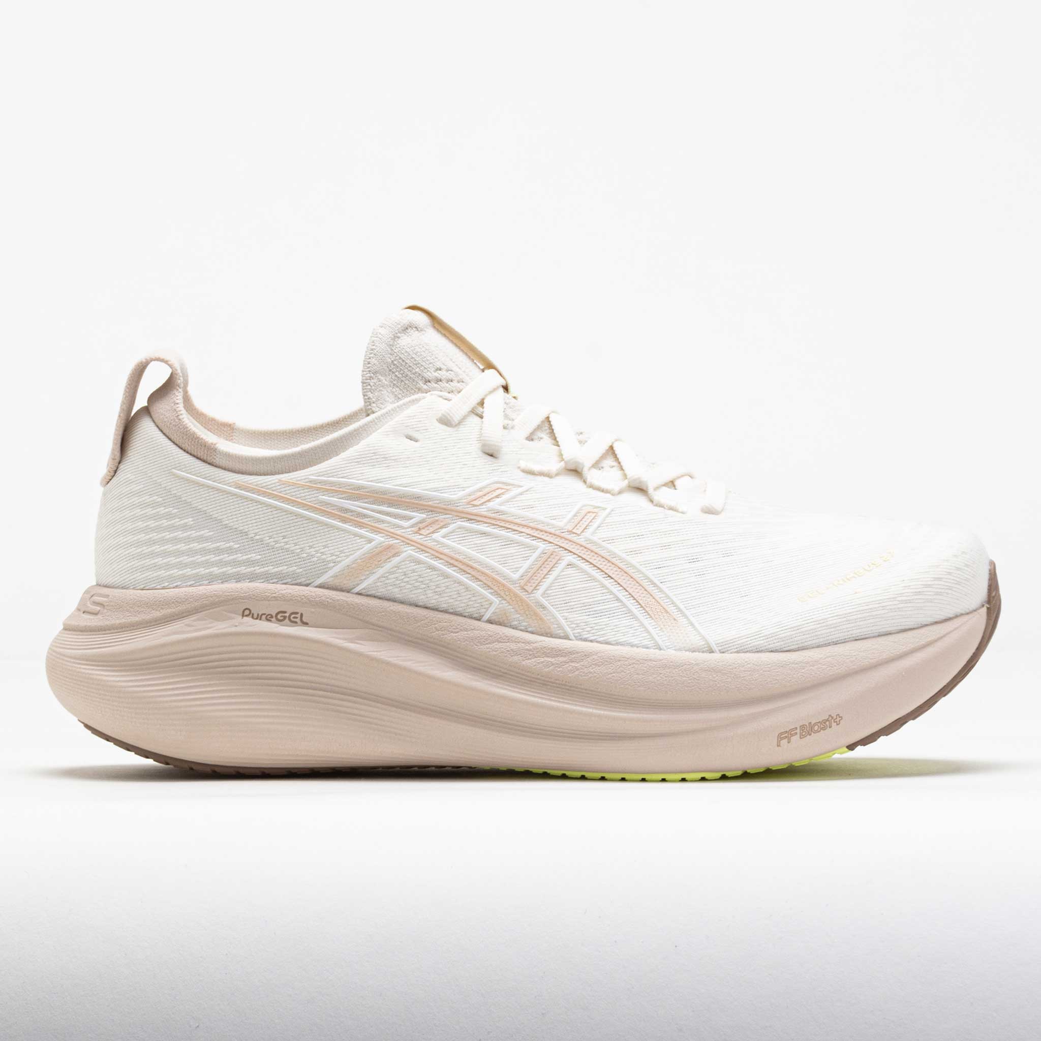 042274_3 ASICS GEL-Nimbus 27 Womens Cream/Mineral Beige - Image 1