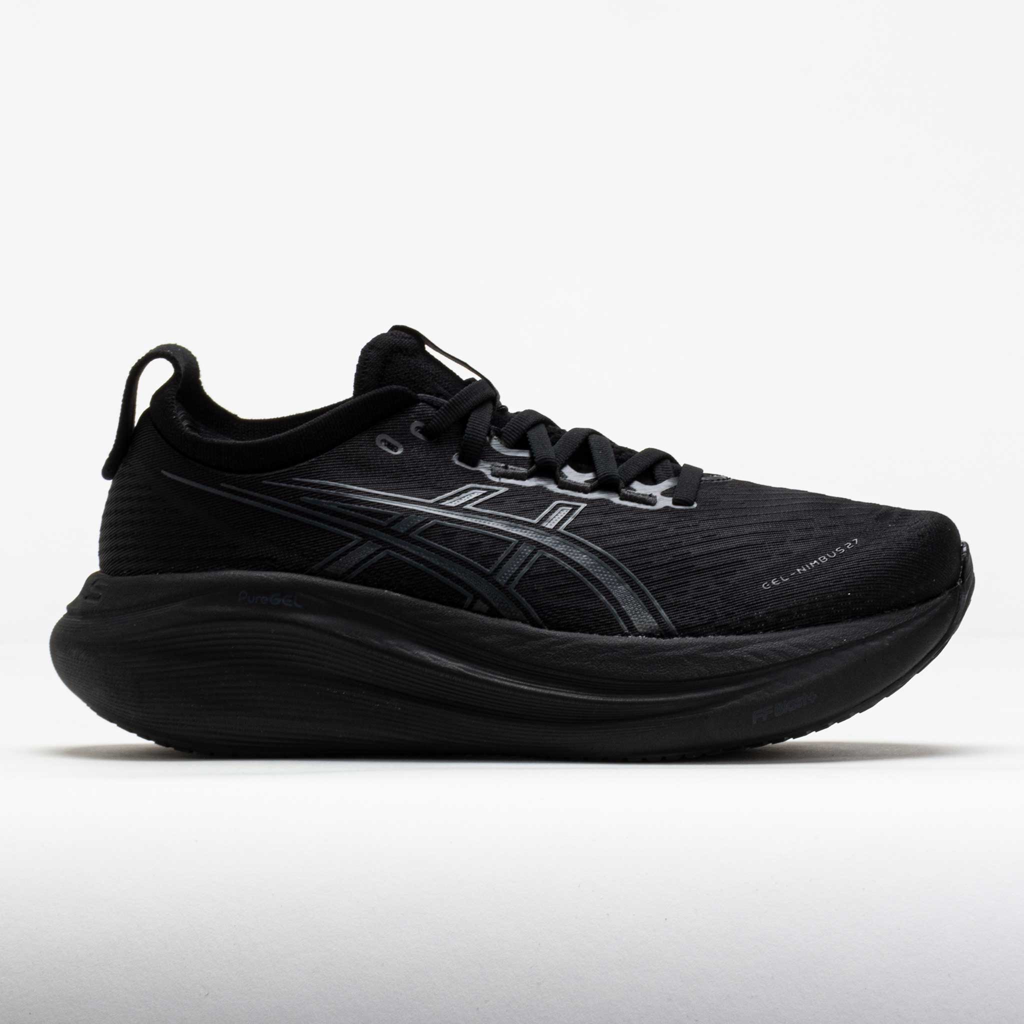 042277_3 ASICS GEL-Nimbus 27 Womens Black/Graphite Grey - Image 1
