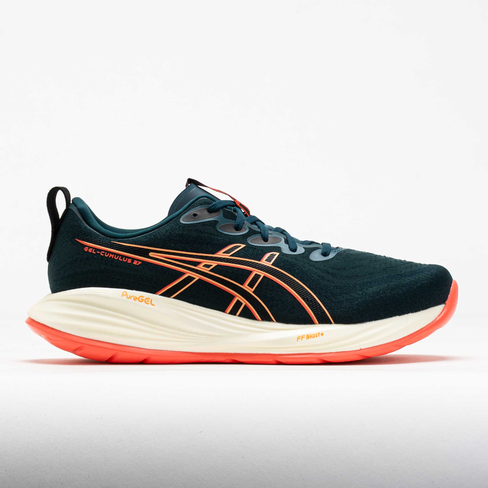 042302_3 ASICS GEL-Cumulus 27 Mens Saxon Green/Coral Reef - Image 1
