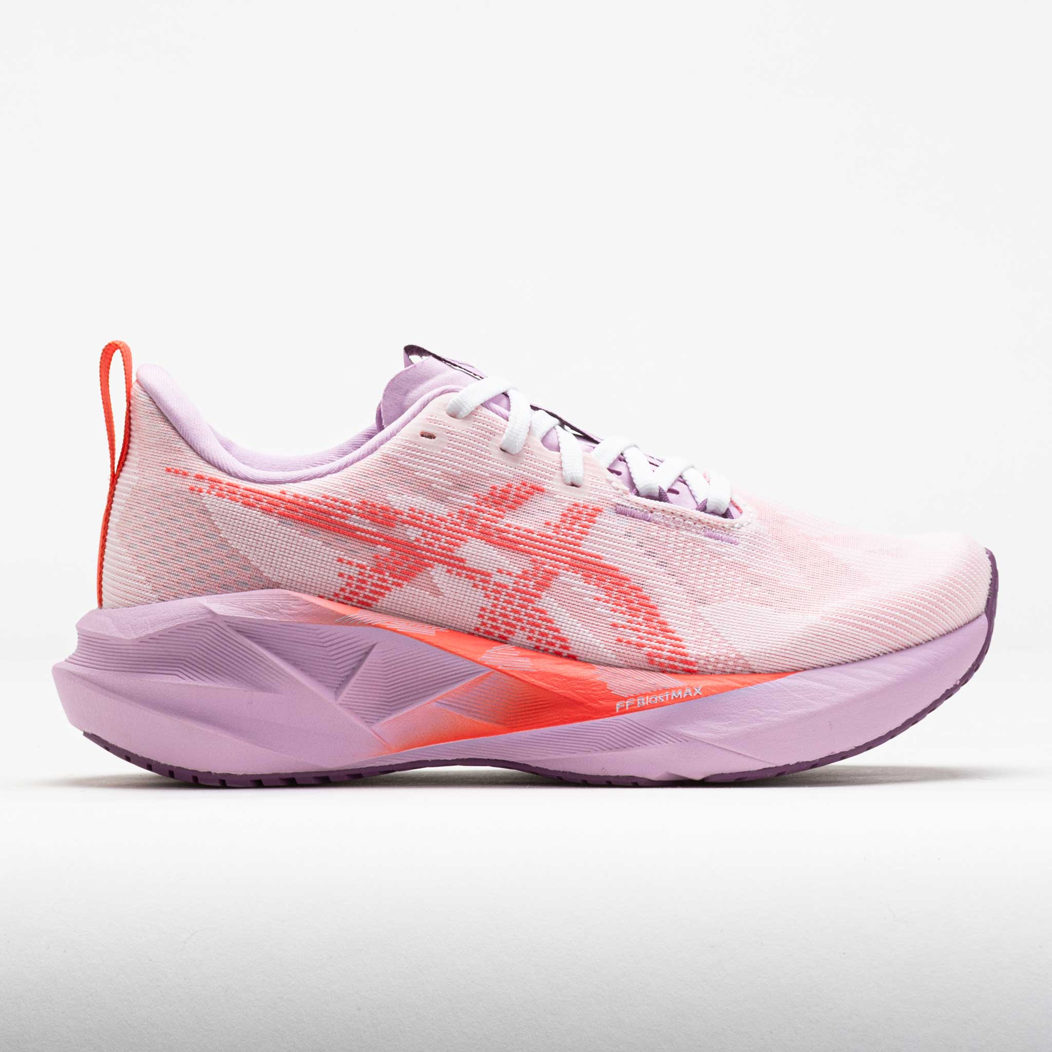 042354_3 ASICS Novablast 5 Womens White/Coral Reef - Image 1