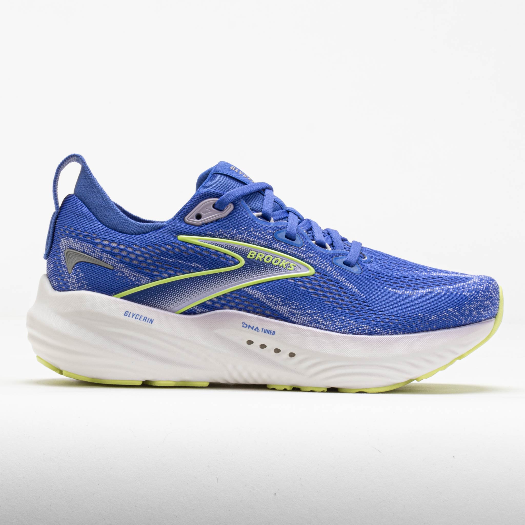 042448_3 Brooks Glycerin 22 Womens Amparo Blue/Hyper Iris/Yellow - Image 1