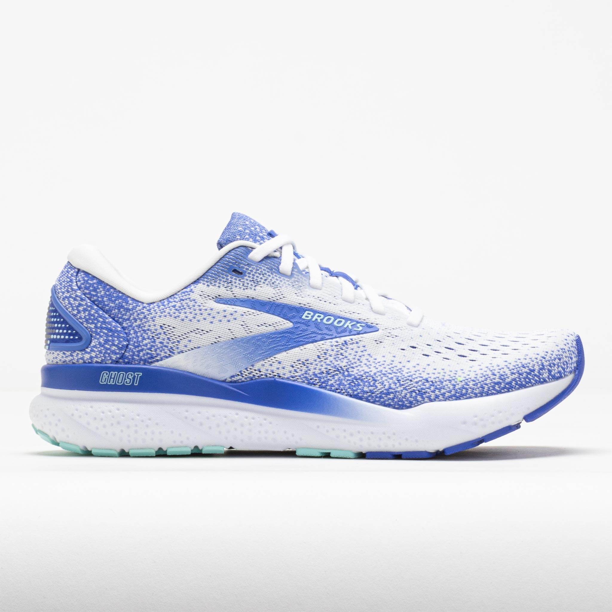 042456_3 Brooks Ghost 16 Womens White/White/Grey - Image 1