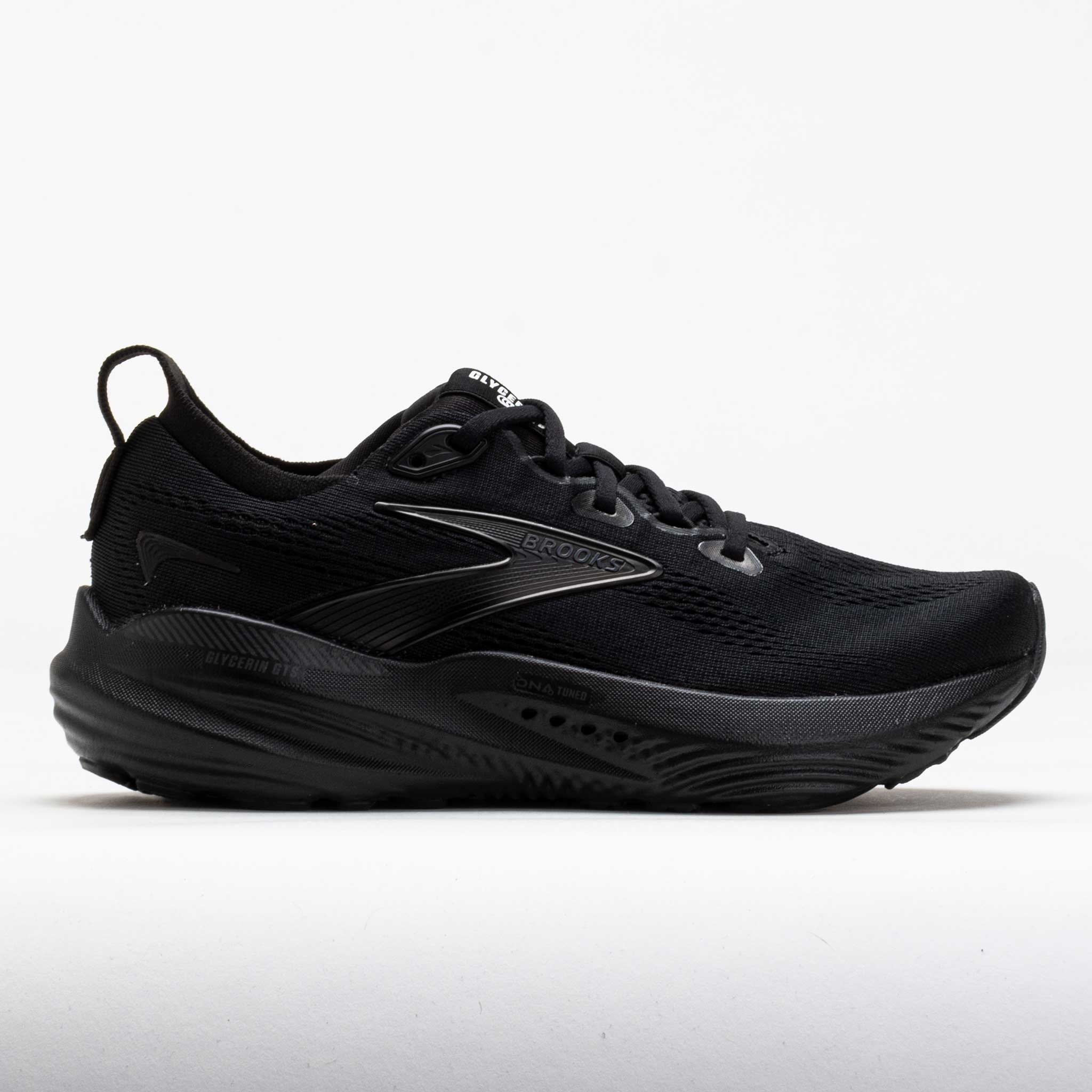 042484_3 Brooks Glycerin GTS 22 Womens Black/Black/Ebony - Image 1