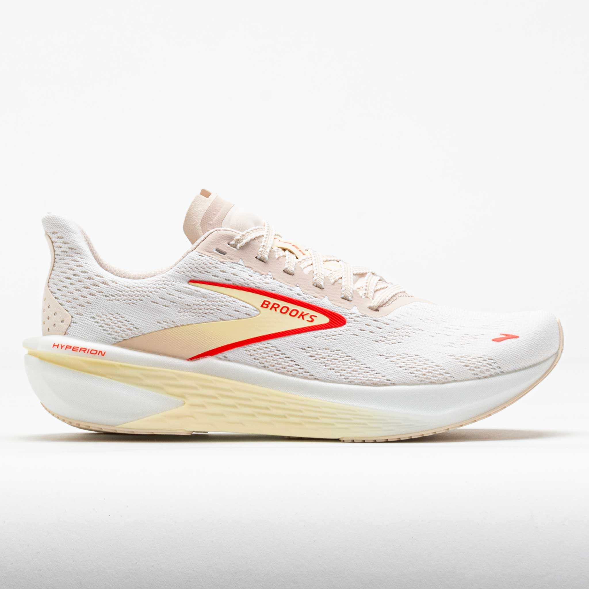 042504_3 Brooks Hyperion 2 Womens White/Peach/Coral - Image 1