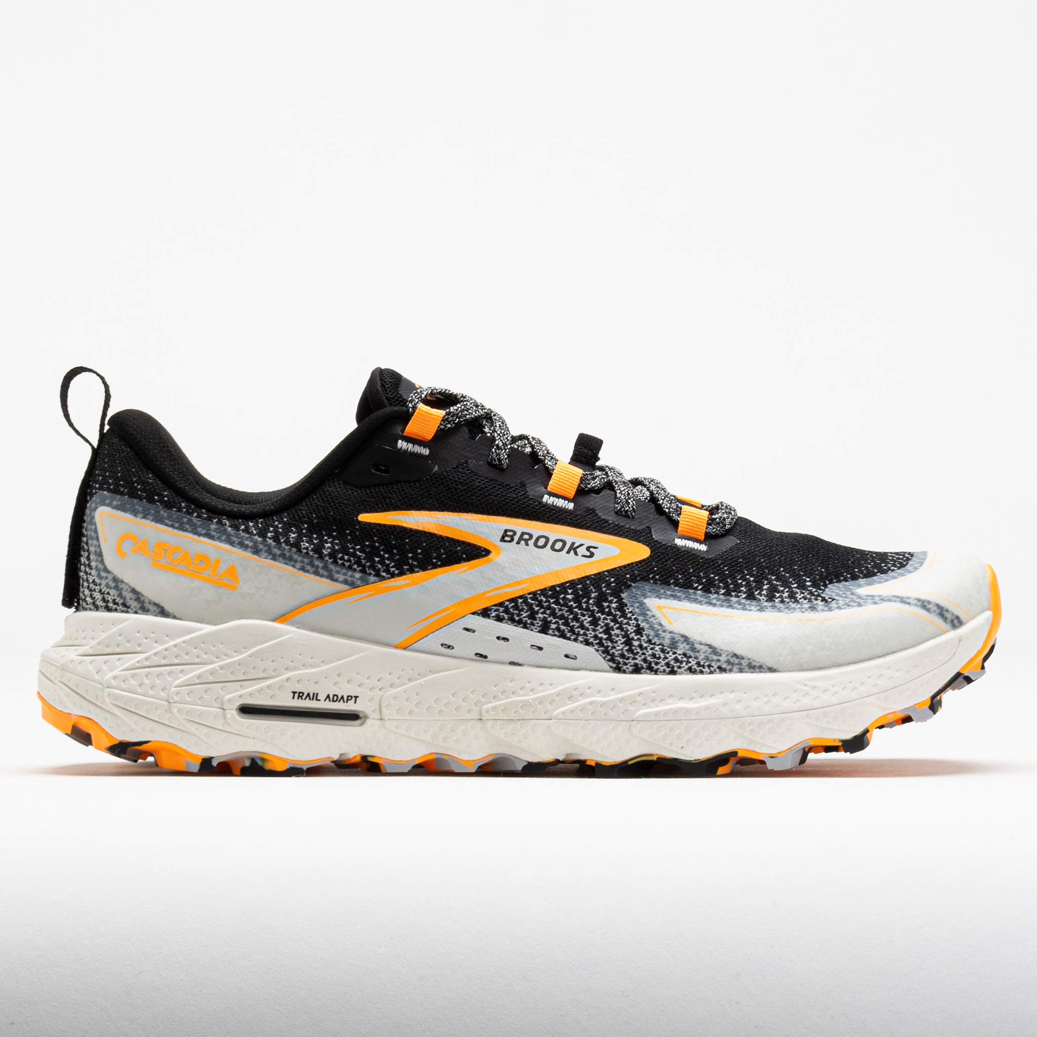 042510_3 Brooks Cascadia 18 Mens Black/Blue Wash/Orange - Image 1