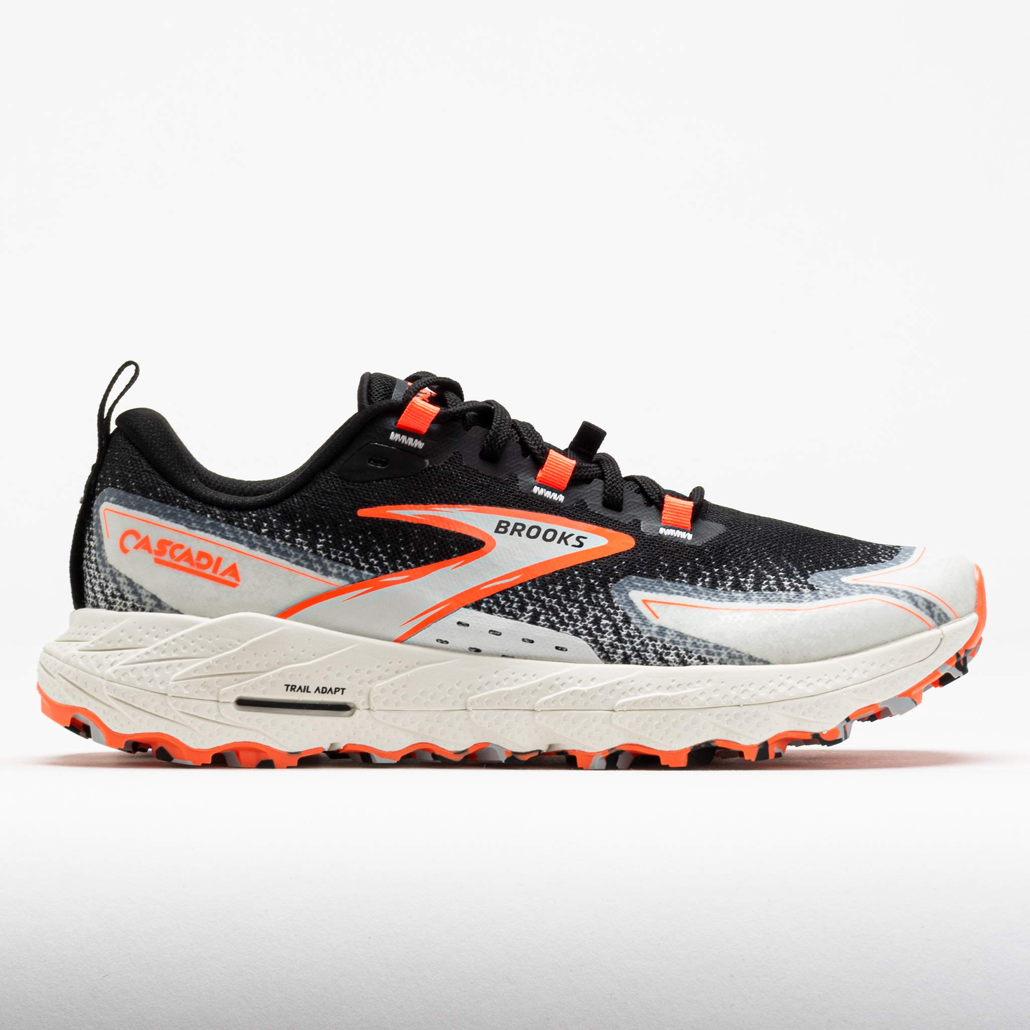 042511_3 Brooks Cascadia 18 Womens Black/Blue Wash/Flame - Image 1