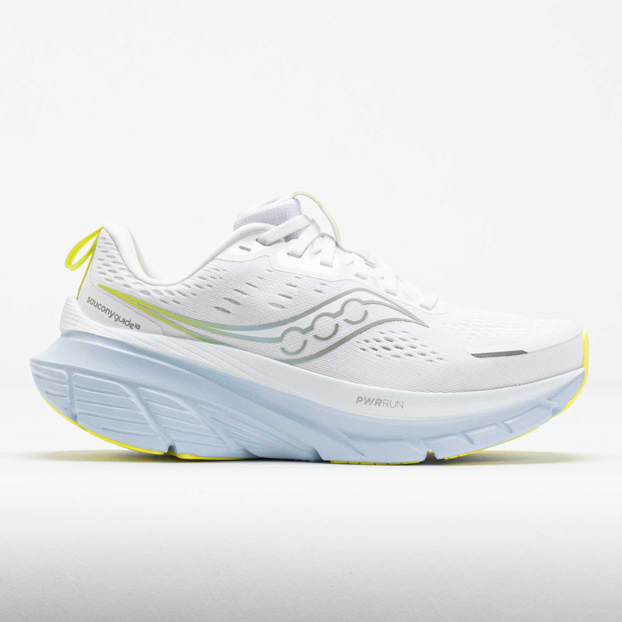 042653_3 Saucony Guide 18 Womens White/Ice Melt - Image 1