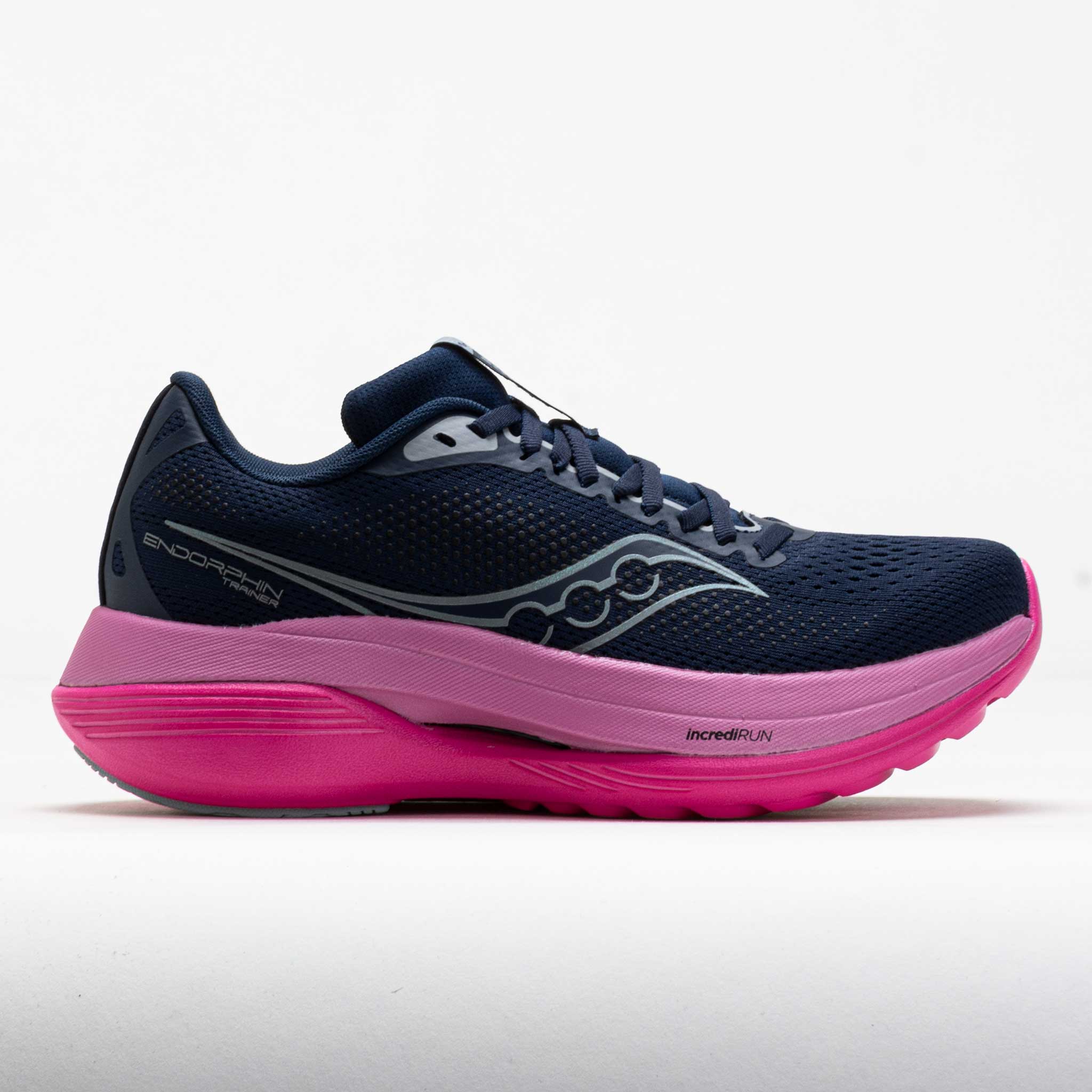 042674_3 Saucony Endorphin Trainer Womens Navy/Fuchsia - Image 1