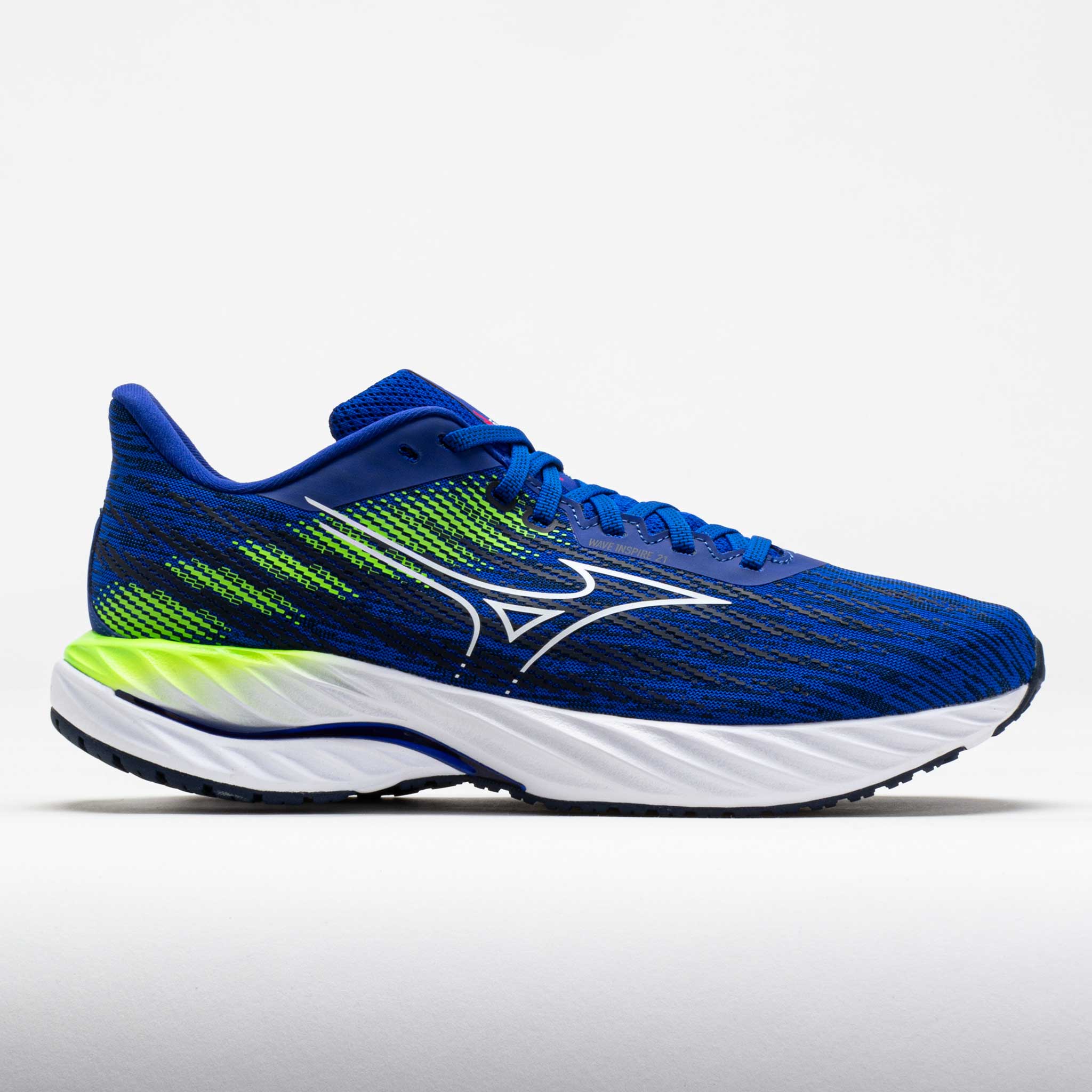042757_3 Mizuno Wave Inspire 21 Mens Reflex Blue C/White - Image 1