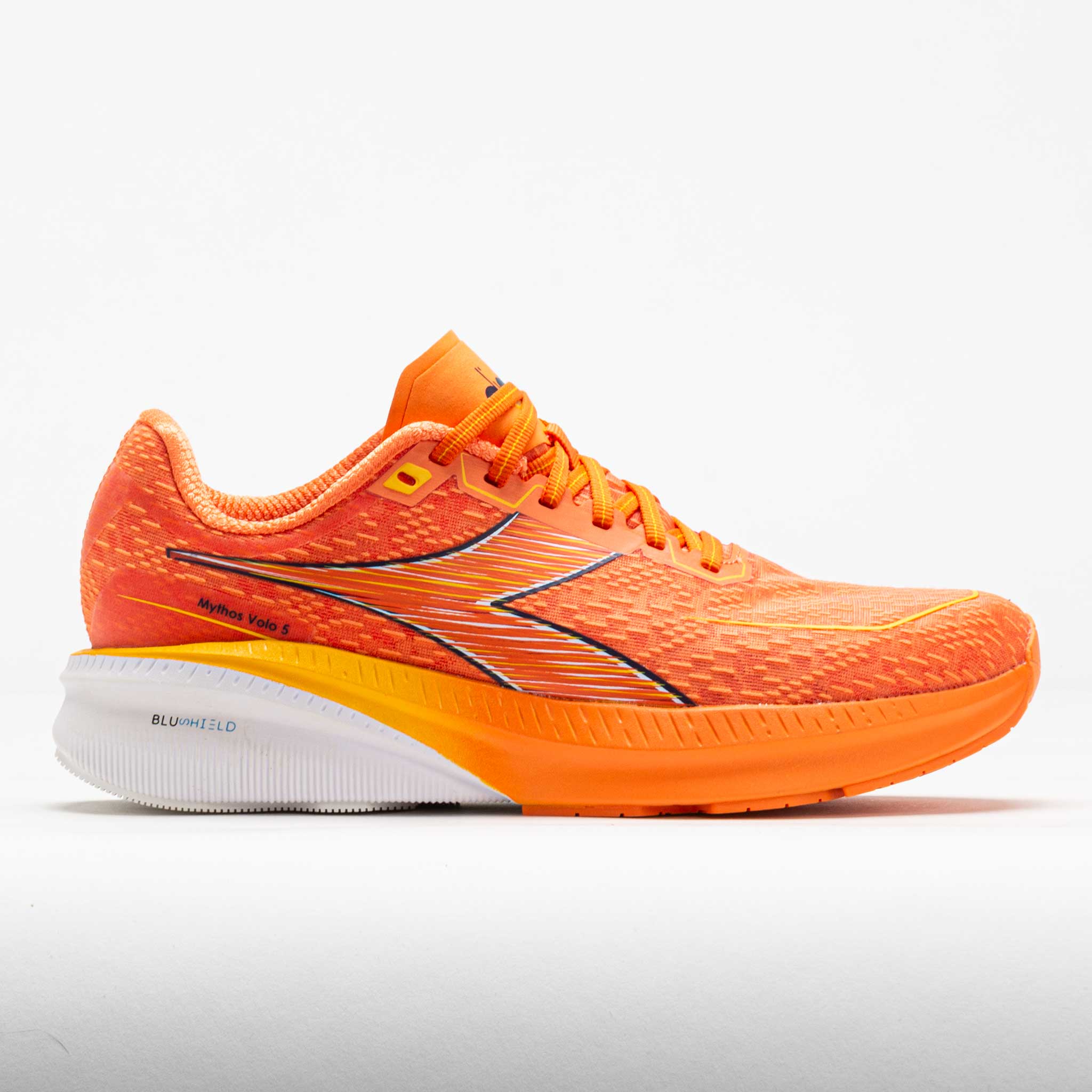042796_3 Diadora Mythos Blushield Volo 5 Mens Nectarine/Lemon Chrome - Image 1