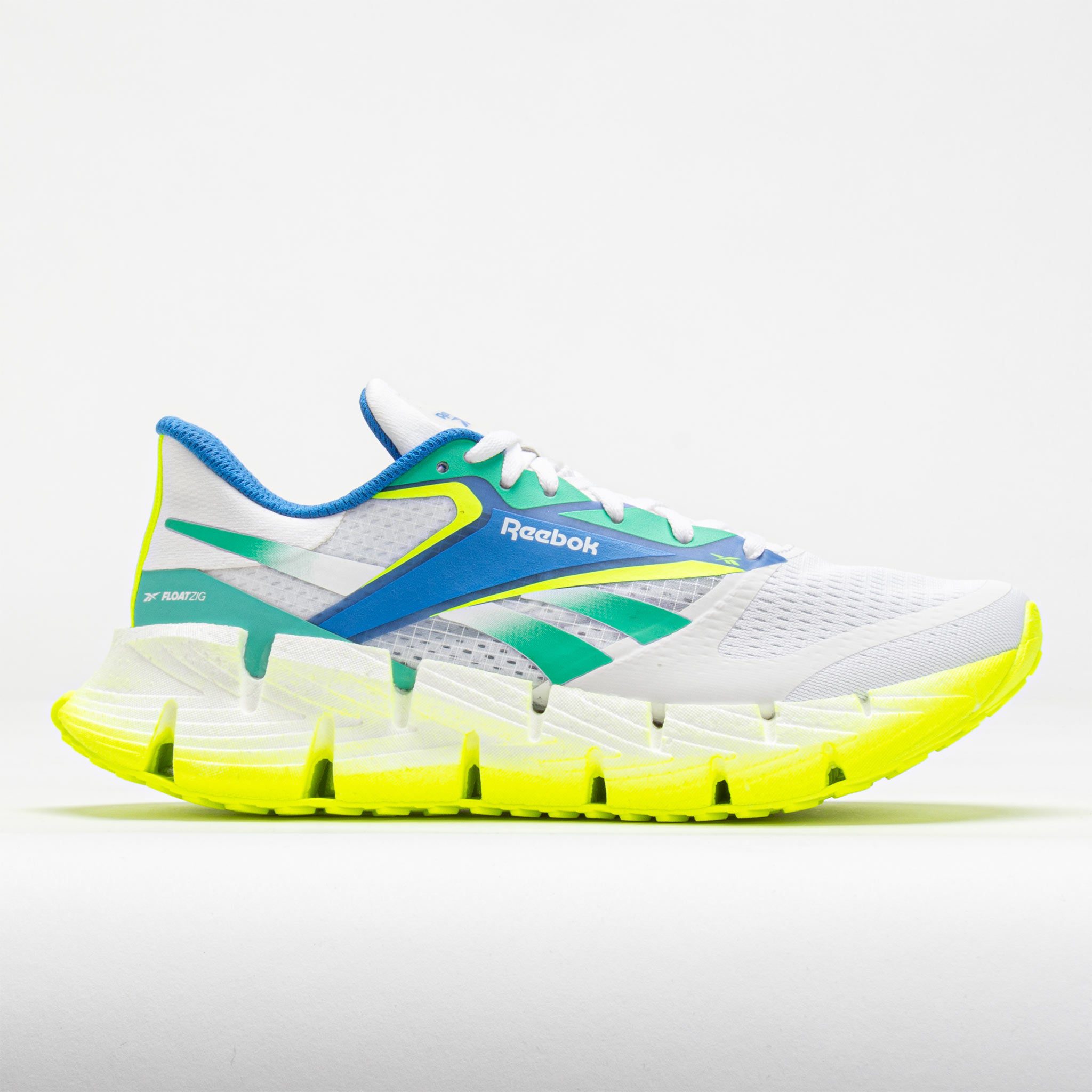 042822_3 Reebok FloatZig 1 Womens White/Unleashed Green/Digital Lime - Image 1