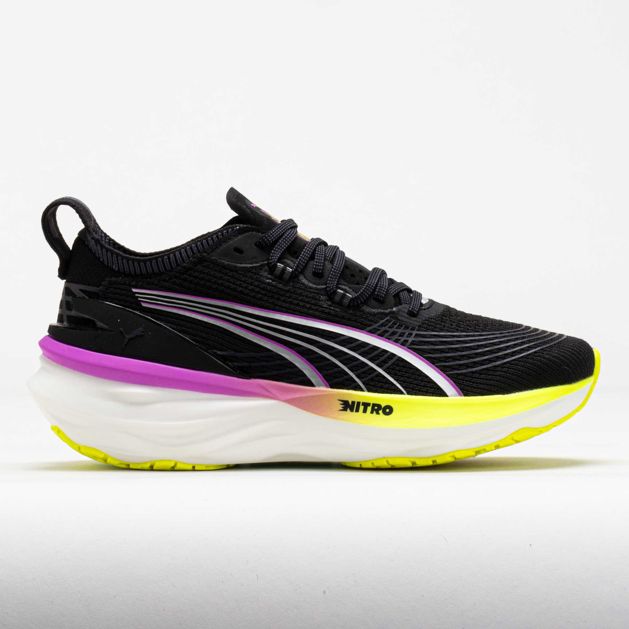 043455_3 Puma ForeverRun Nitro 2 Womens Puma Black/Pure Magenta - Image 1