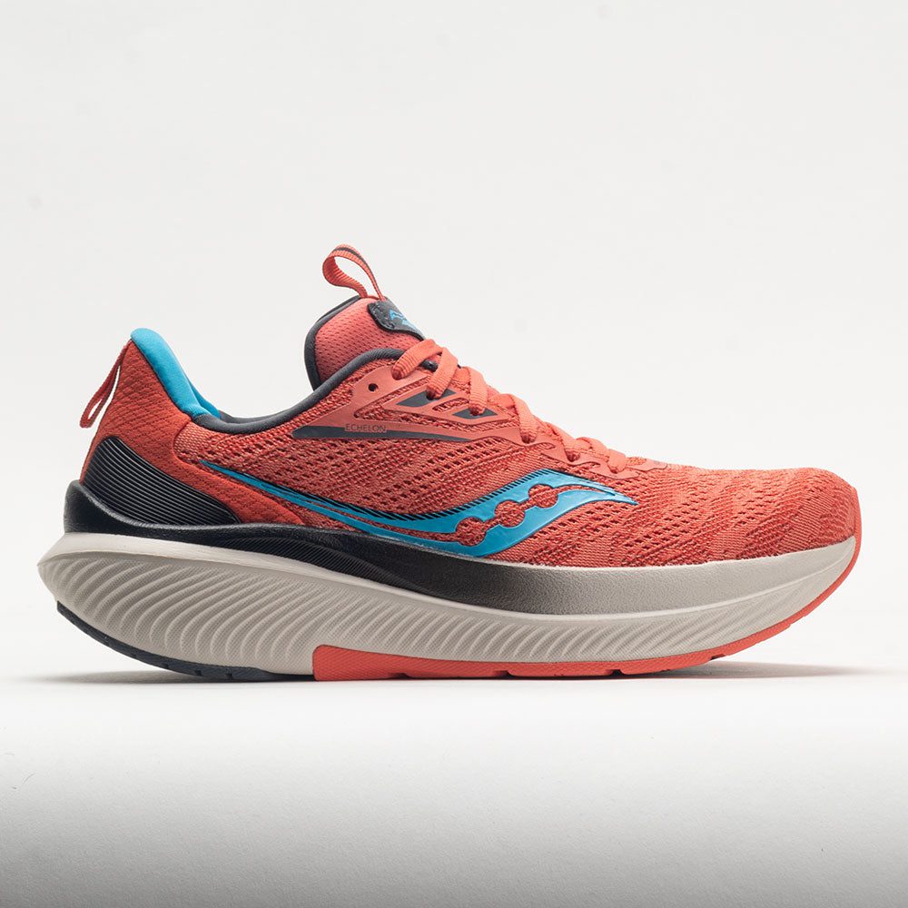 048772_3 Saucony Echelon 9 Womens Coral/Ocean - Image 1