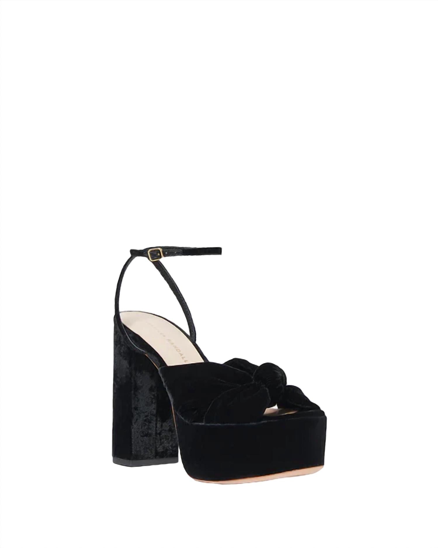 0d0694a6-3aa0-43d8-b359-f7296f1ce79d-upscale_15k-1500x1500-1 Loeffler Randall - ROZ KNOT PLATFORM SANDAL - Image 1