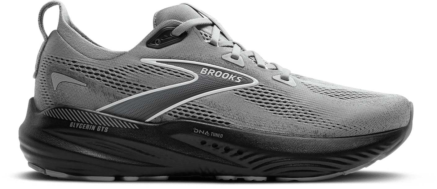 110446_078_L_Glycerin_GTS_22 Men's Glycerin GTS 22 WIDE (078 - Primer Gray/Ebony/Bluewash) - Image 1