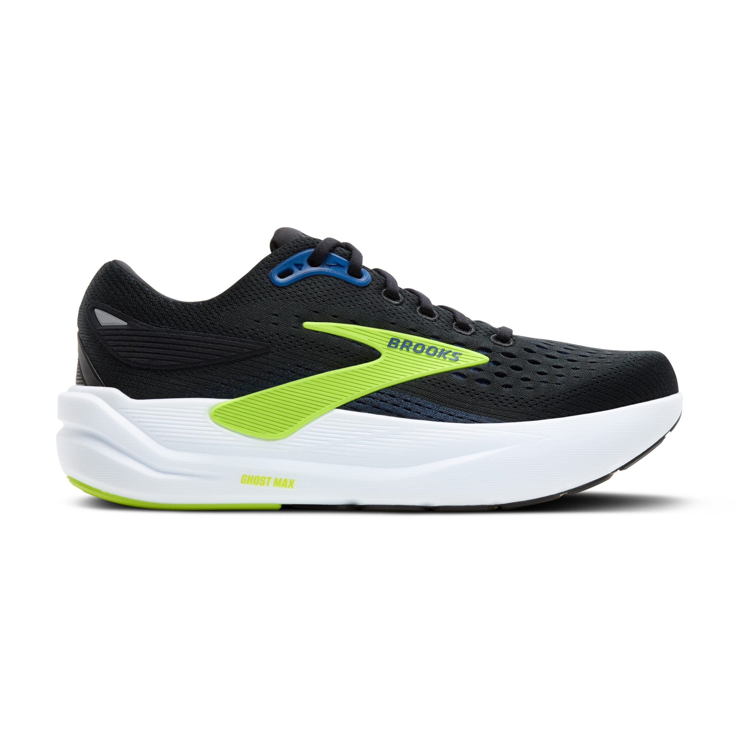 110464_078_L_Ghost_Max_3 Men's Ghost Max 3 (078 - Black/Navy/Acid Lime) - Image 1