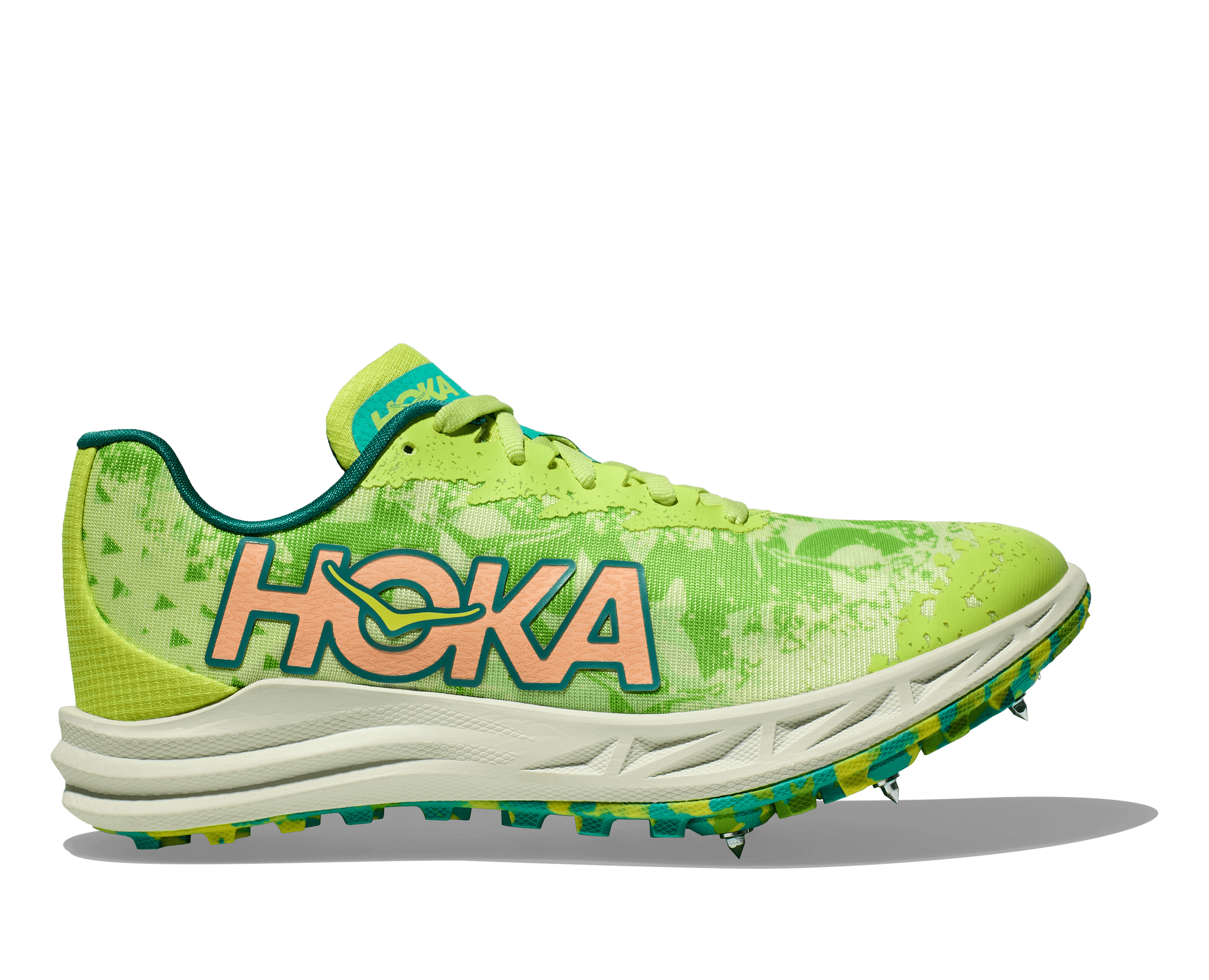 1141272-LLC_1 Unisex Crescendo XC Spikes (LLC - Lettuce/Electric Lime) - Image 1