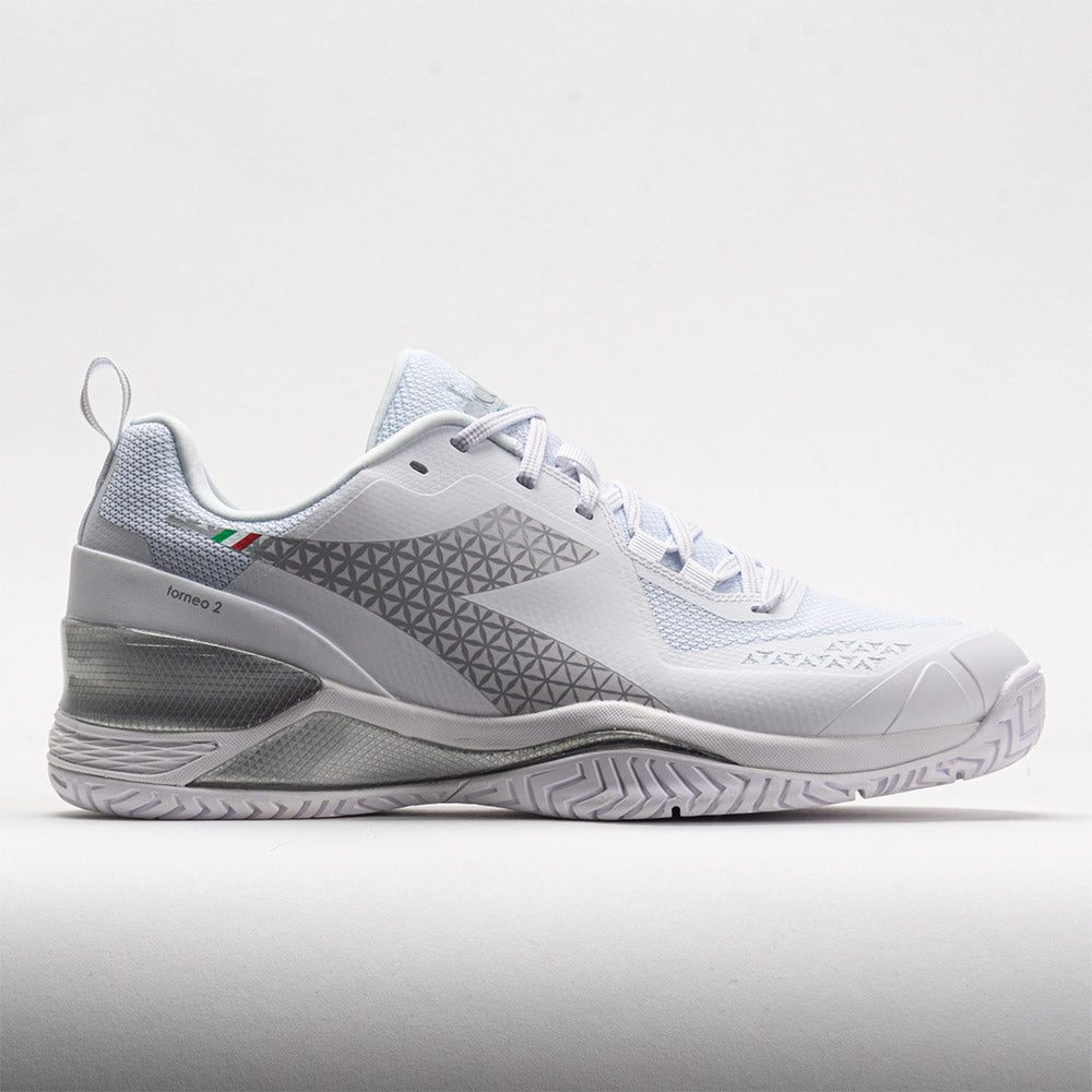 117028_3 Diadora Blushield Torneo 2 AG Mens White/White/White - Image 1
